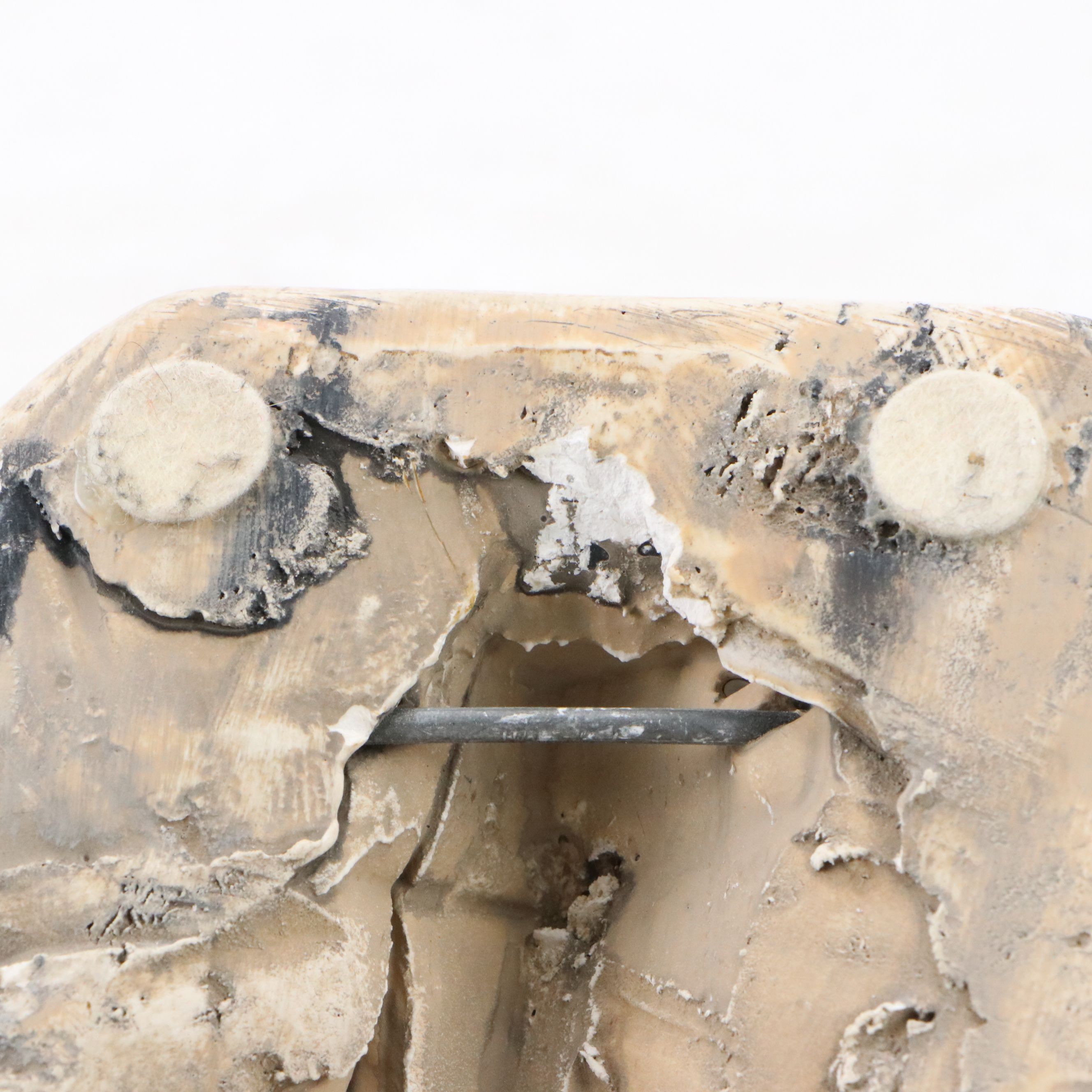 Winged Cherub Plaster Wall Sconce