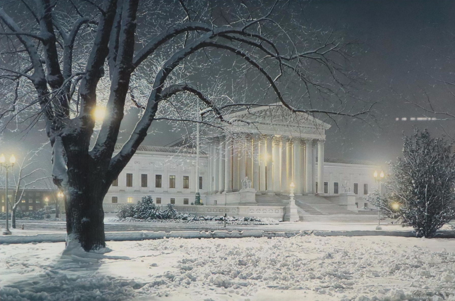 Rod Chase Offset Lithograph "Justice for All," 2003