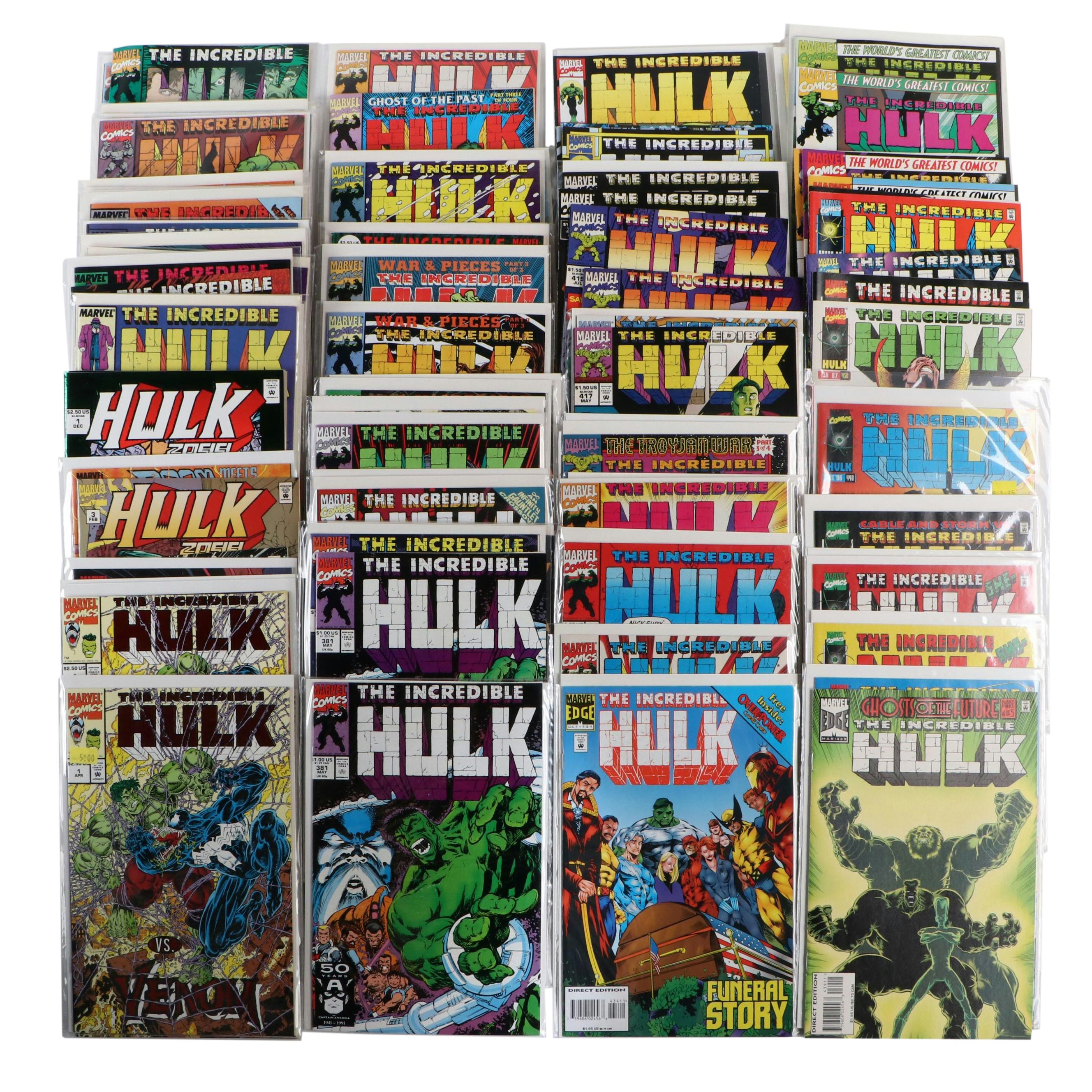 Modern Age "The Incredible Hulk" Comics with Other Marvel Comics Featuring Hulk