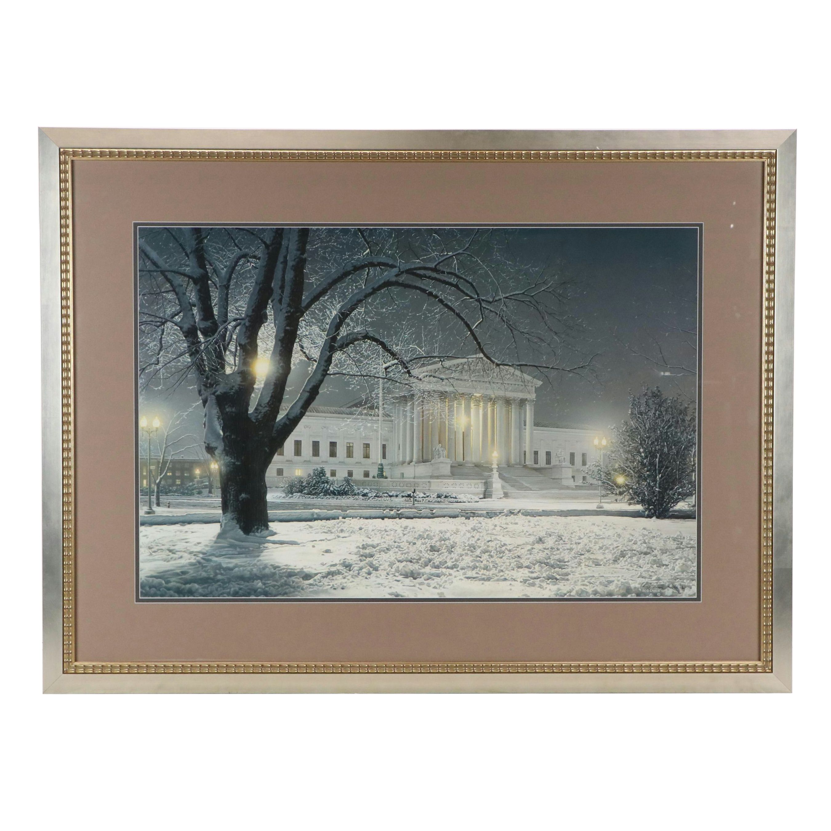 Rod Chase Offset Lithograph "Justice for All," 2003