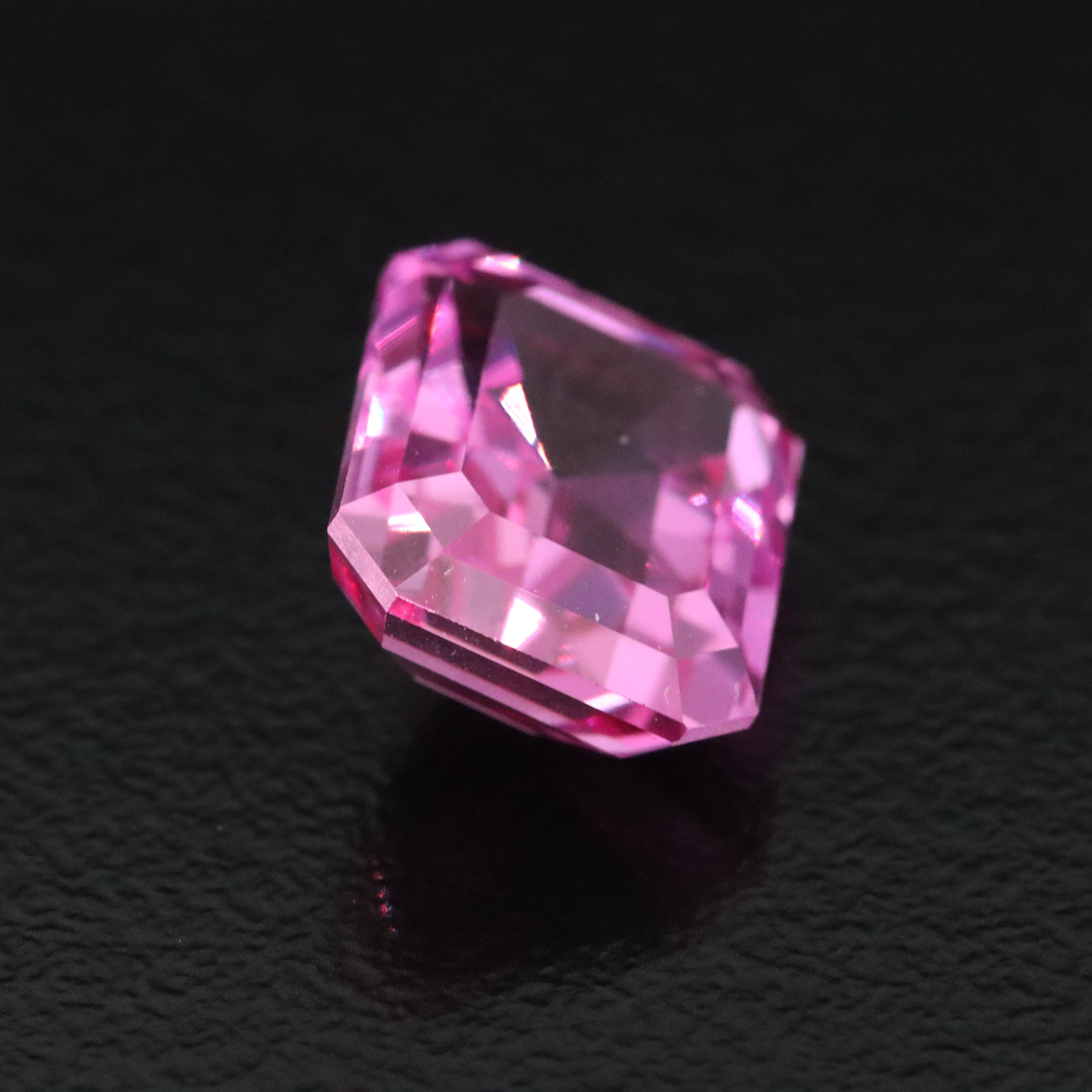 Loose 6.70 CT Lab Grown Sapphire