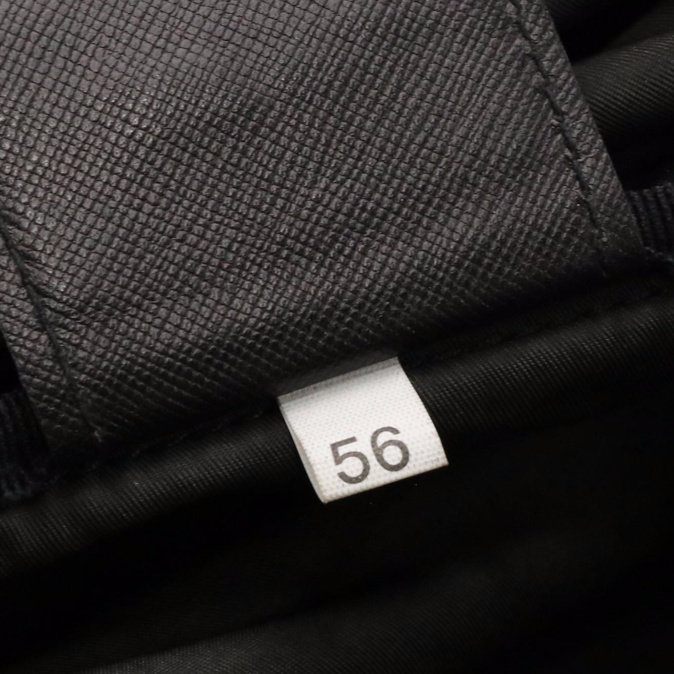 Prada Black Tessuto Nylon and Saffiano Leather Travel Duffle Bag