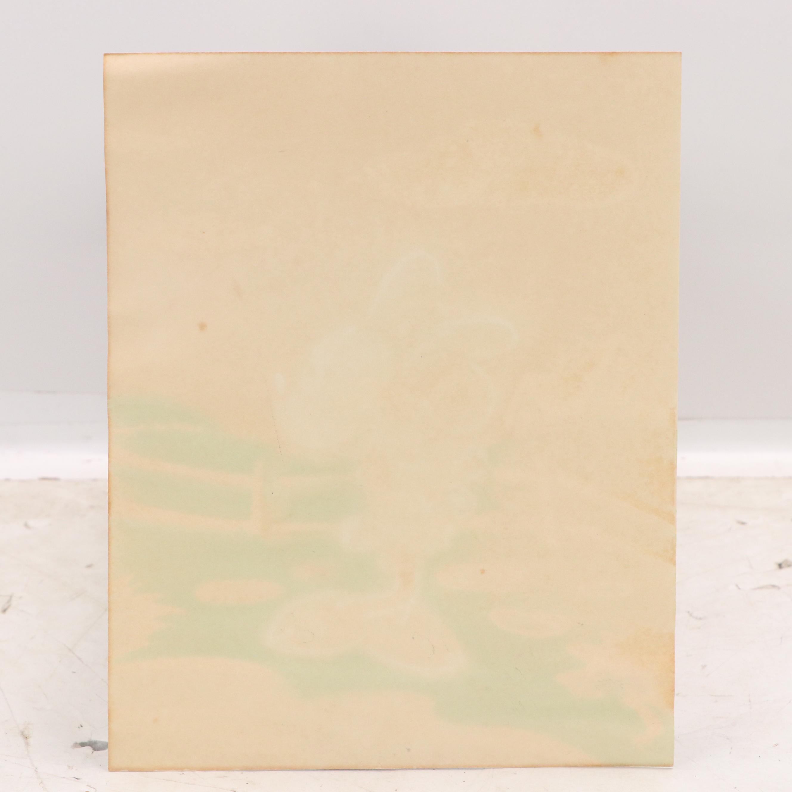 Walt Disney Productions Serigraph of Minnie Mouse, Mid-20th Century