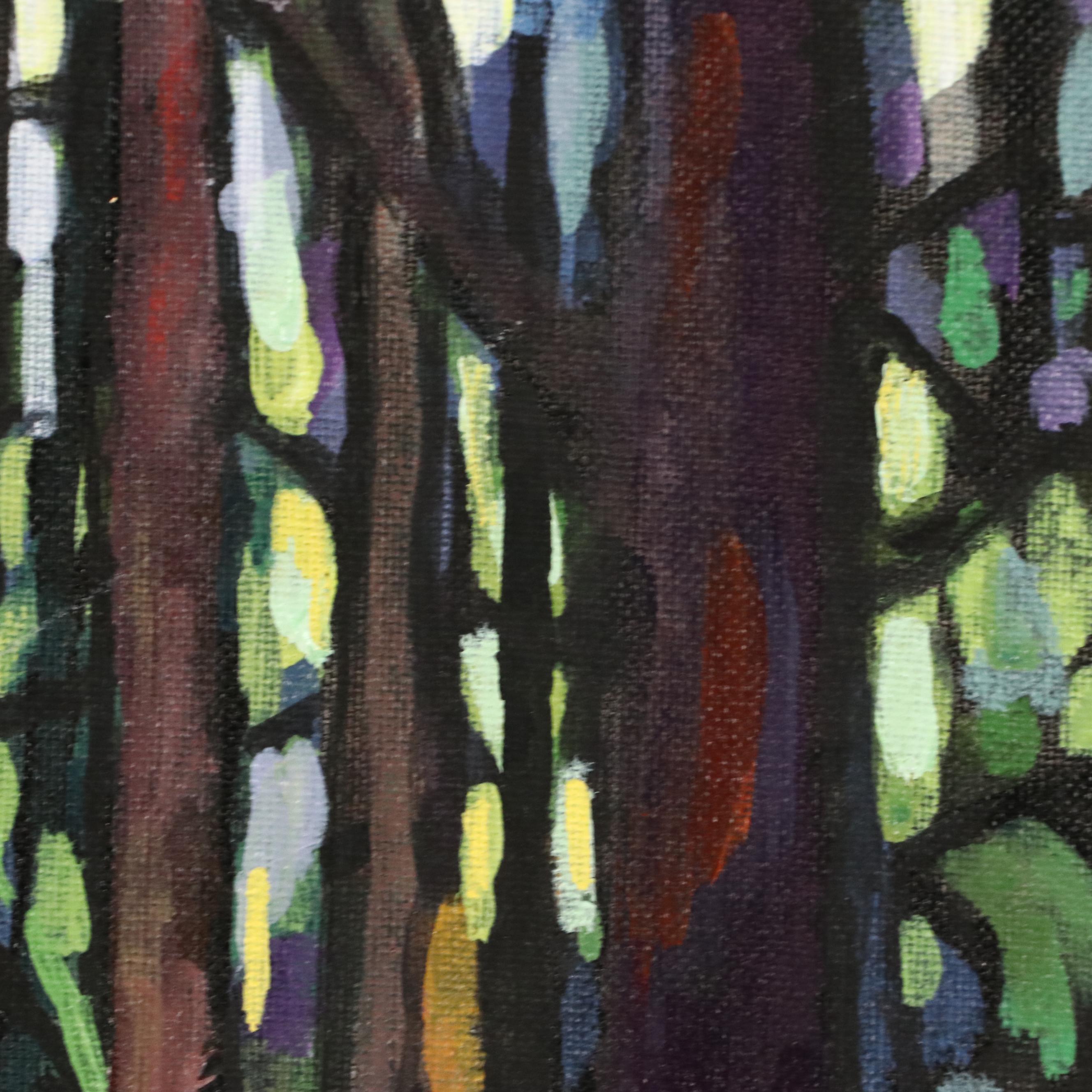 Forest Landscape Oil Painting, 21st Century