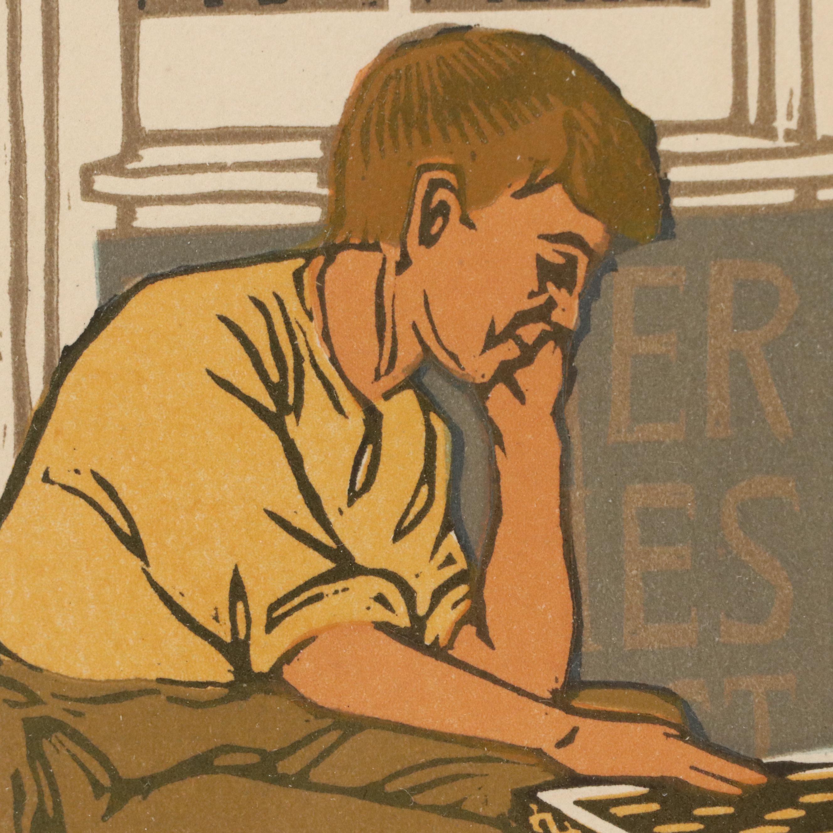 Gustave Baumann Woodcut "September" from "All the Year Round," 1912