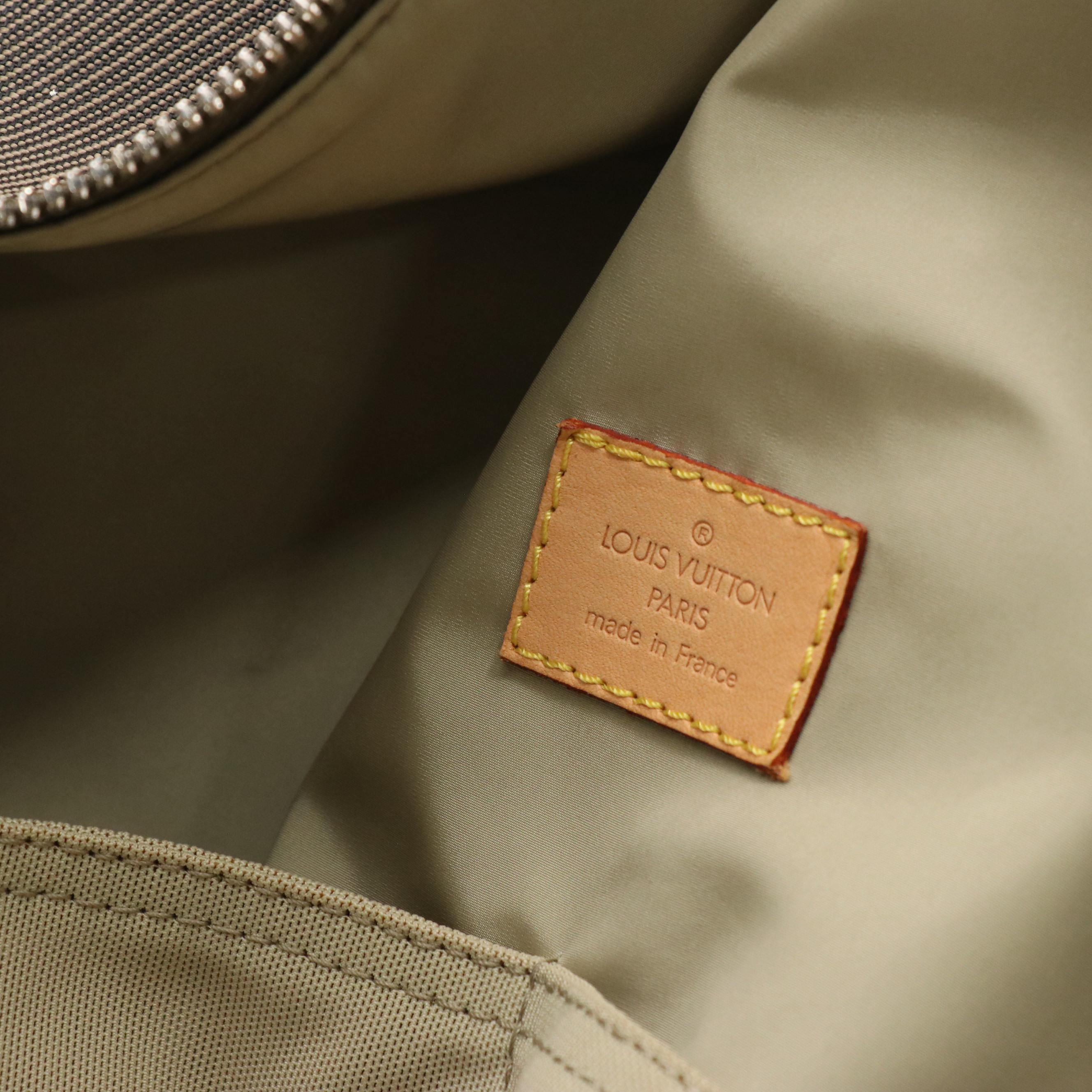 Louis Vuitton Souverain Duffel Bag in Terre Damier Géant Canvas and Leather