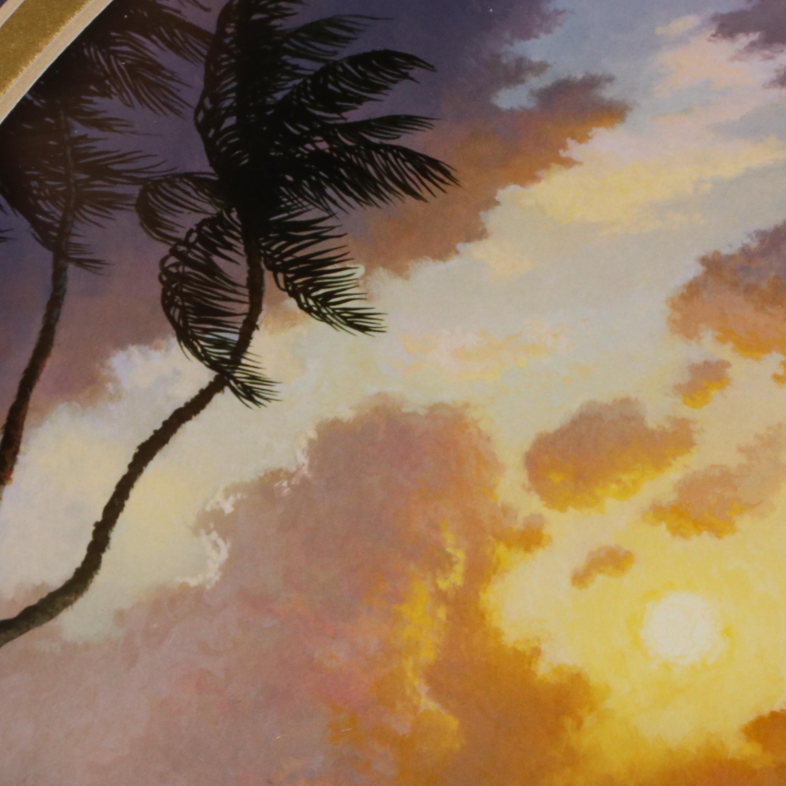 Gary Conklin Tropical Seascape Giclée "Radiance," 1995