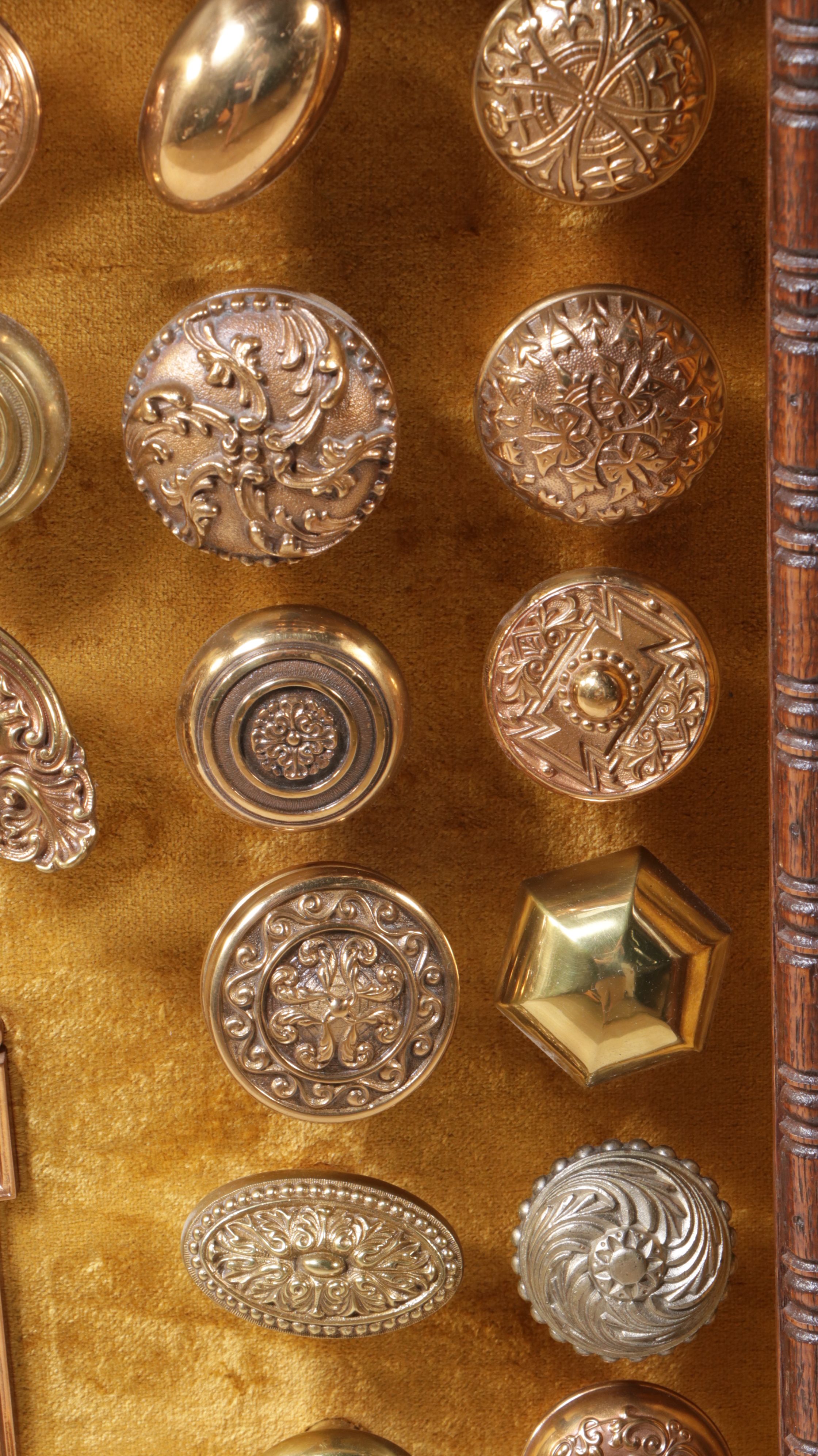 Doorknob Collection in Reclaimed Victorian Style Cabinet Frame