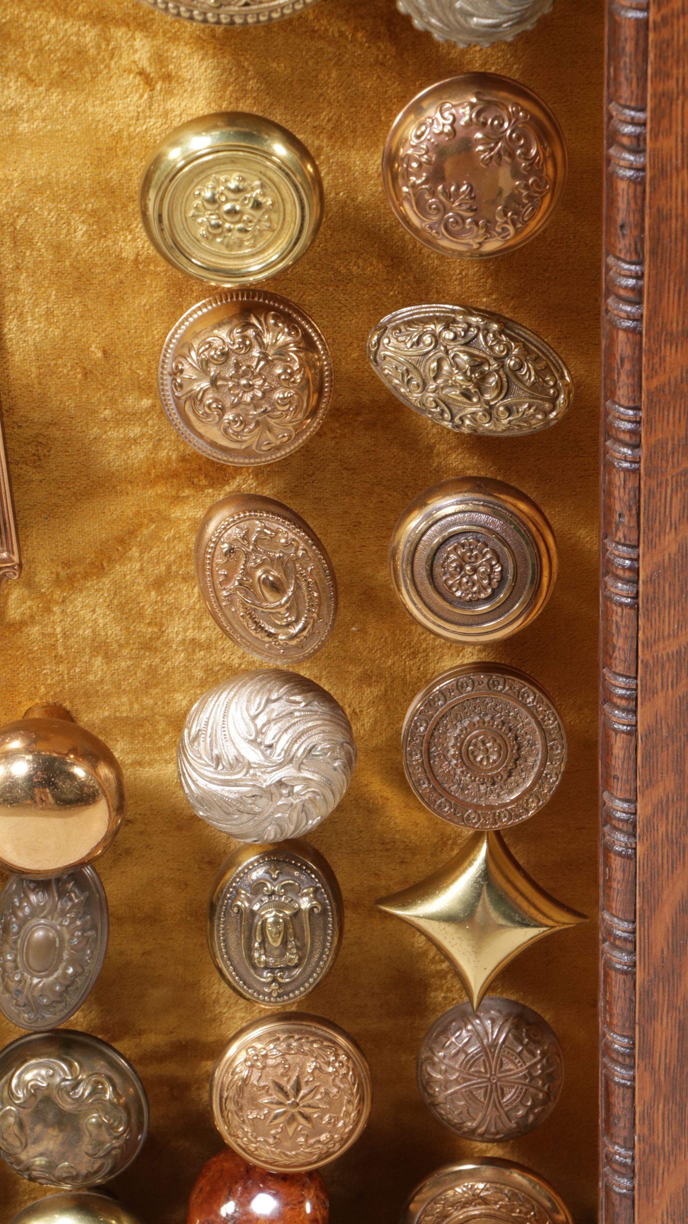 Doorknob Collection in Reclaimed Victorian Style Cabinet Frame