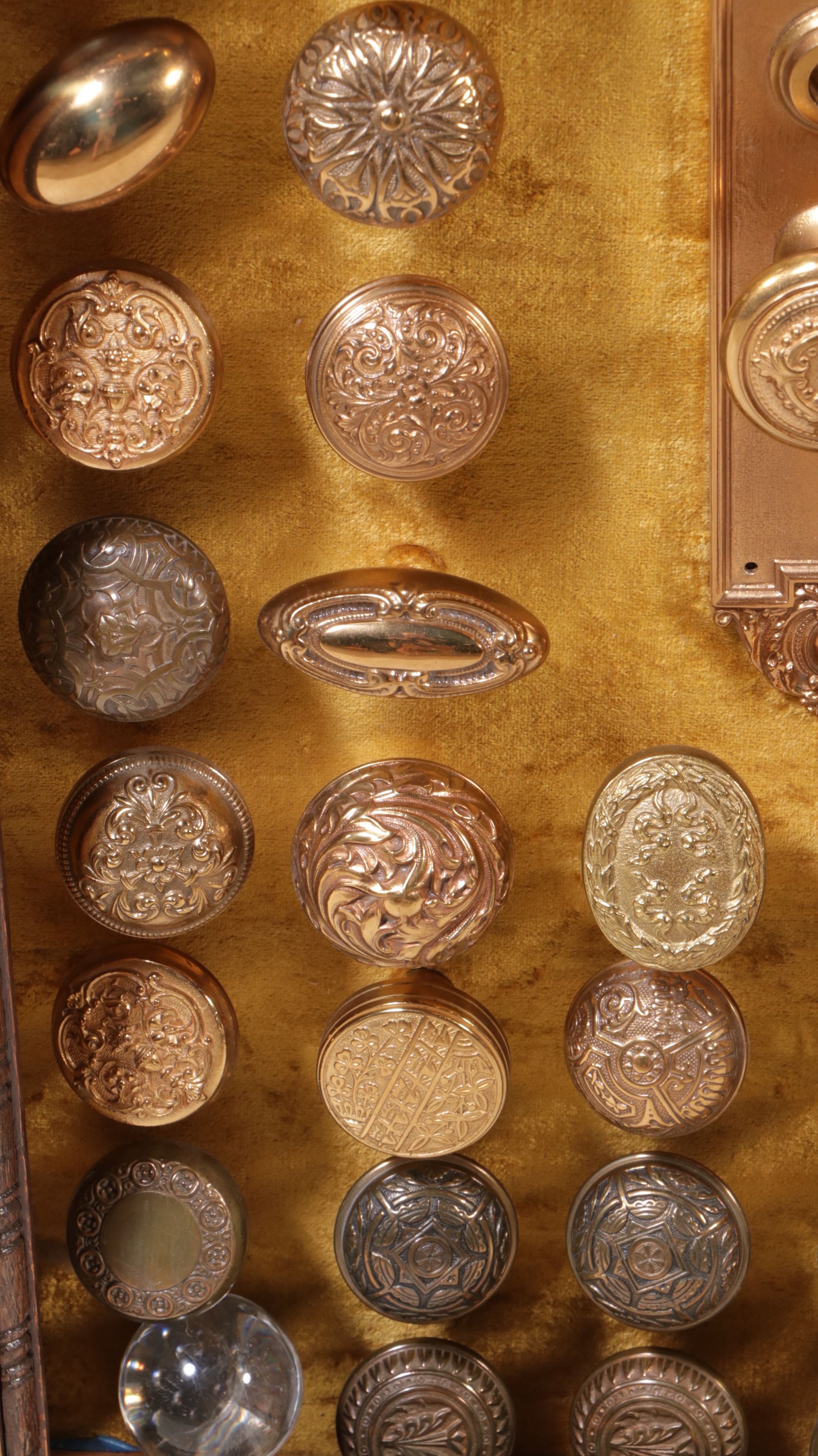 Doorknob Collection in Reclaimed Victorian Style Cabinet Frame