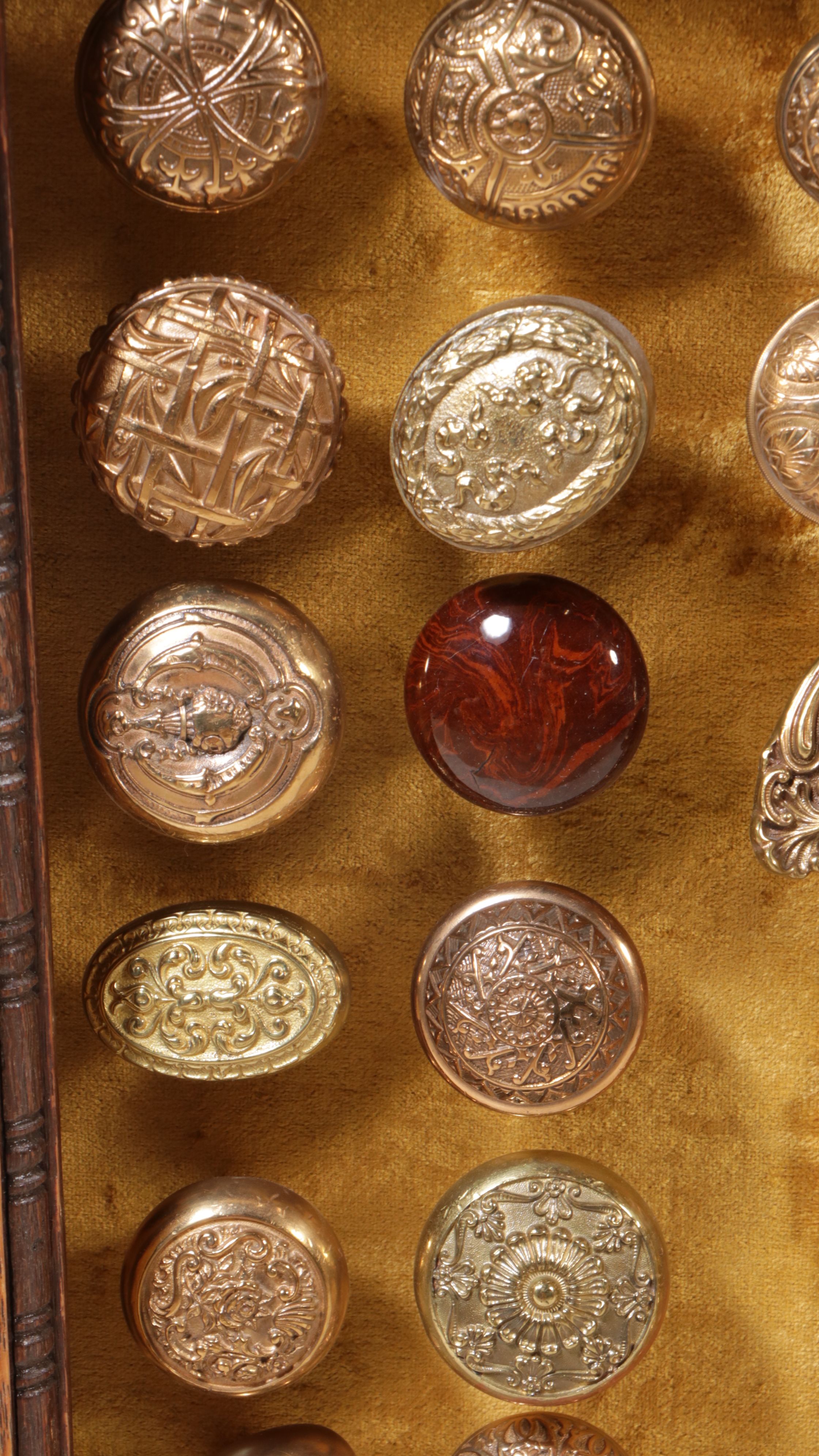 Doorknob Collection in Reclaimed Victorian Style Cabinet Frame