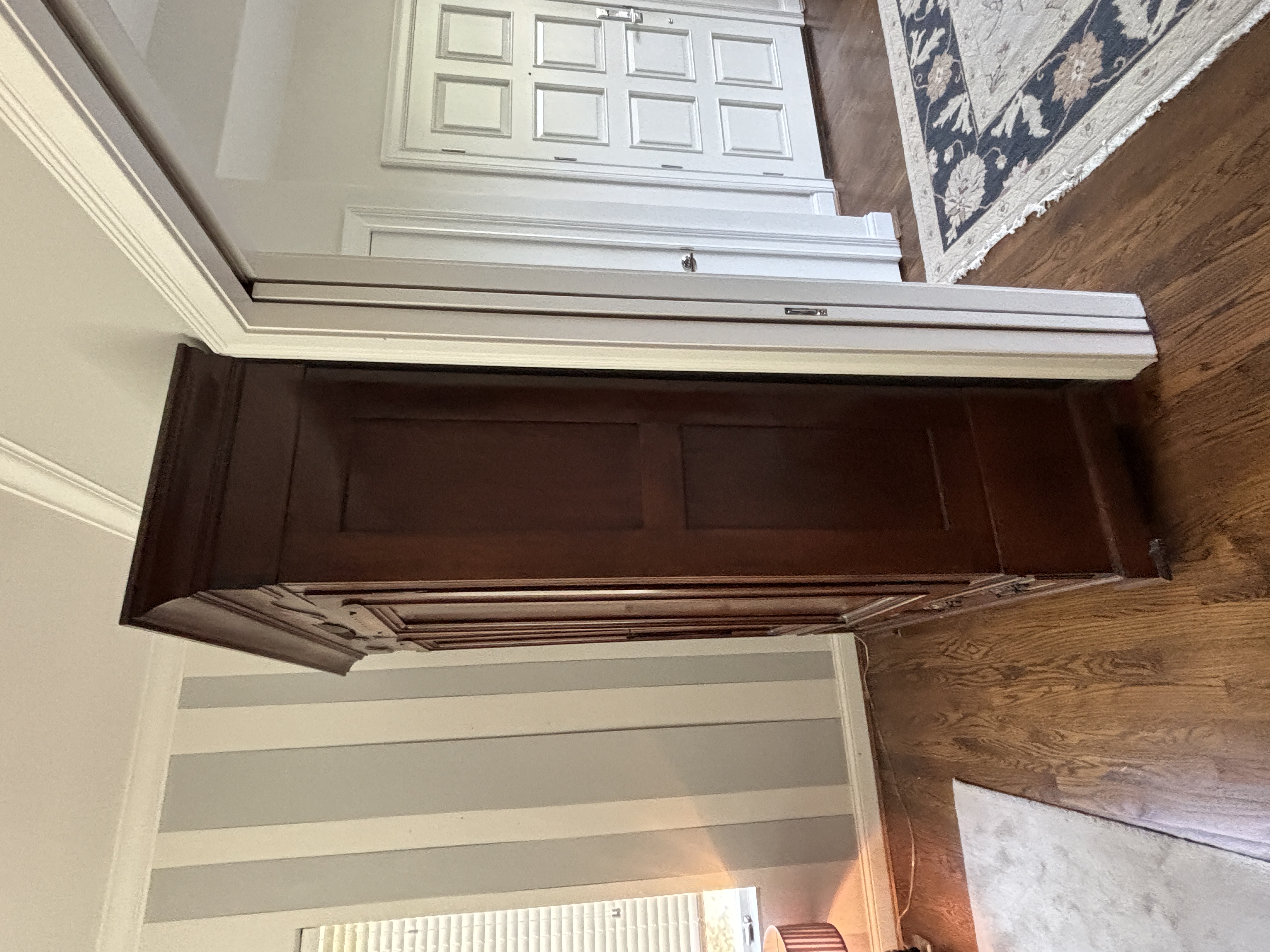 Victorian Burl Wood and Walnut Armoire, Late 19th/Early 20th Century