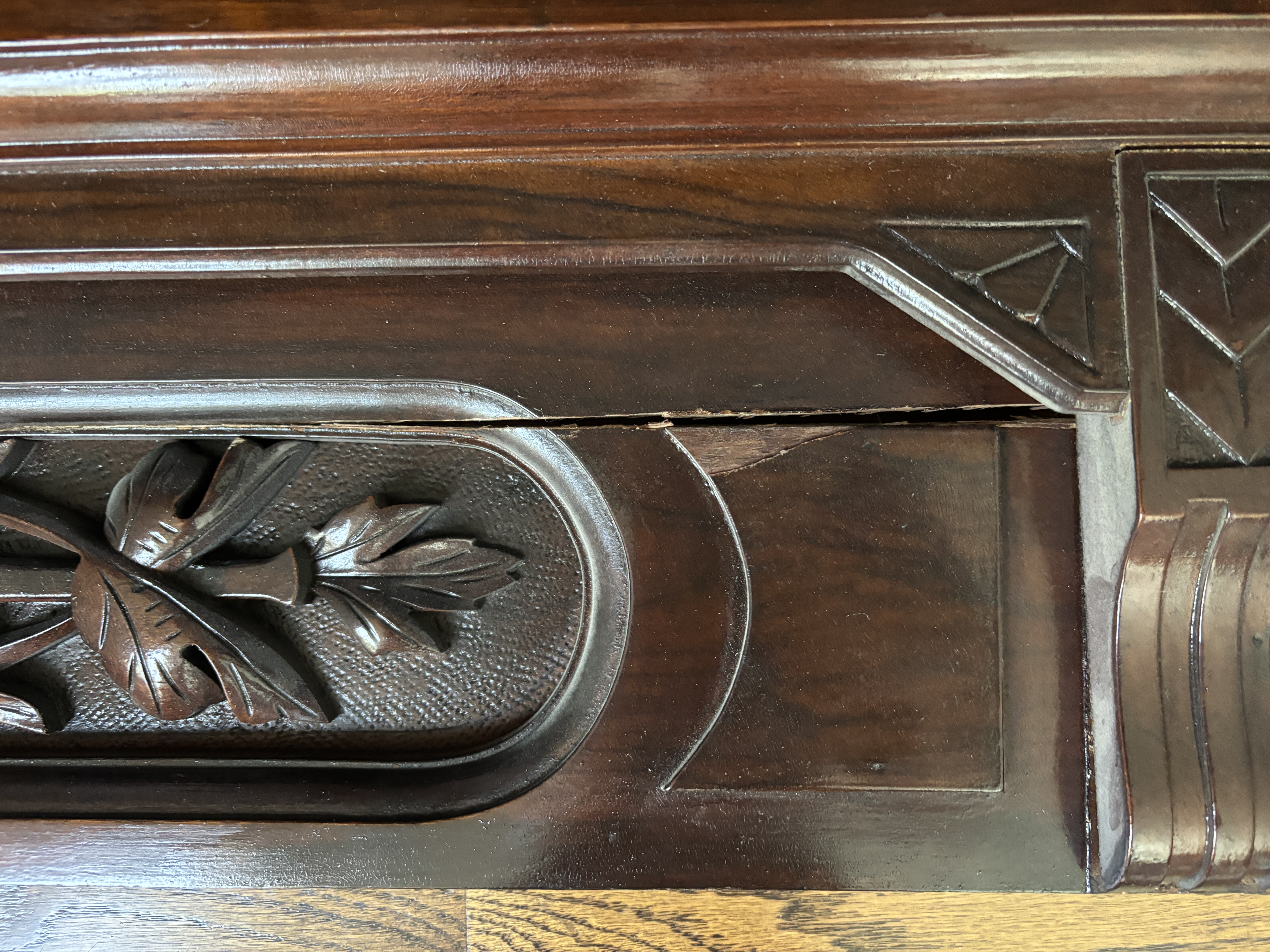 Victorian Burl Wood and Walnut Armoire, Late 19th/Early 20th Century