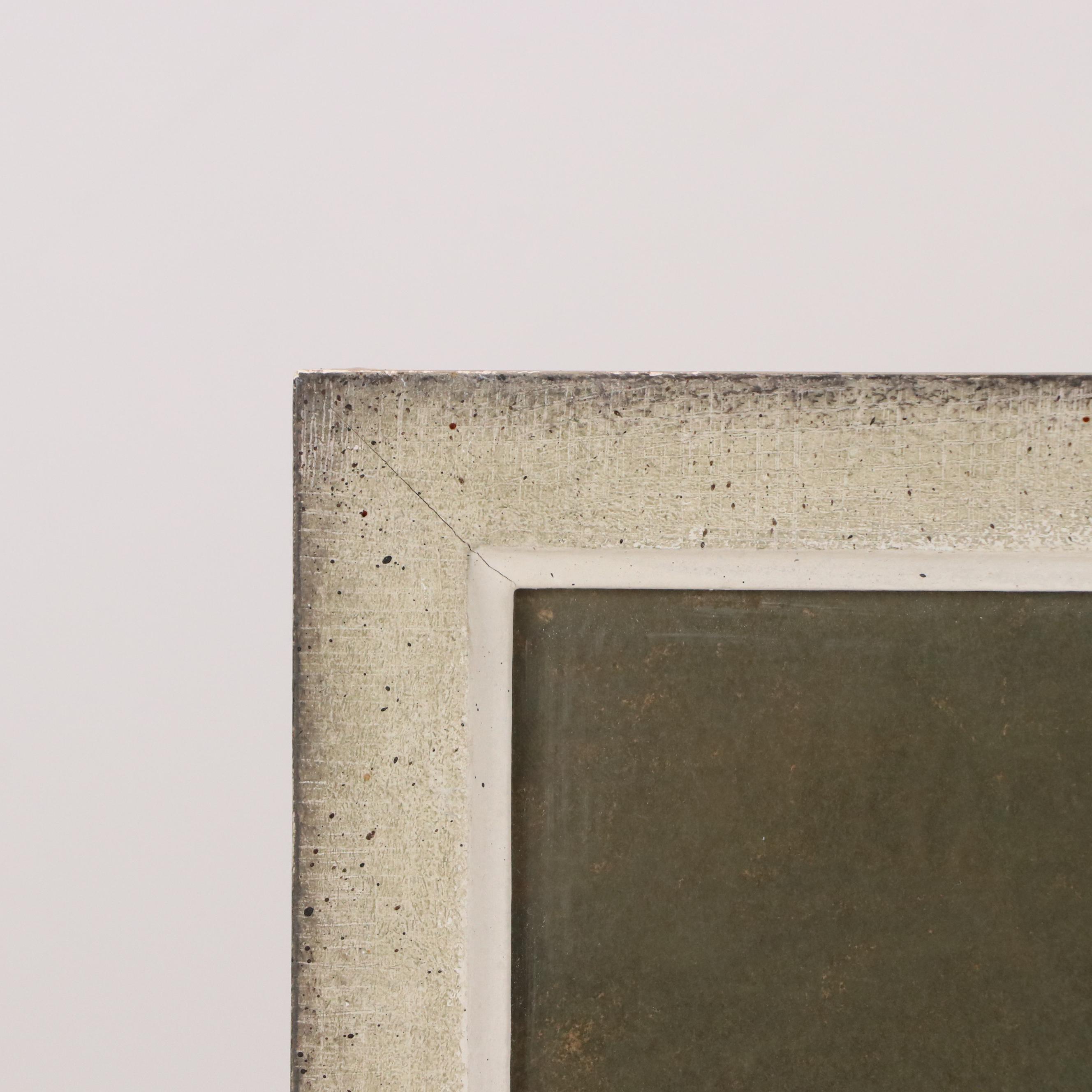 Achmann Stylized Chalk Pastel Drawing of Bird with Blue and Black Plumage