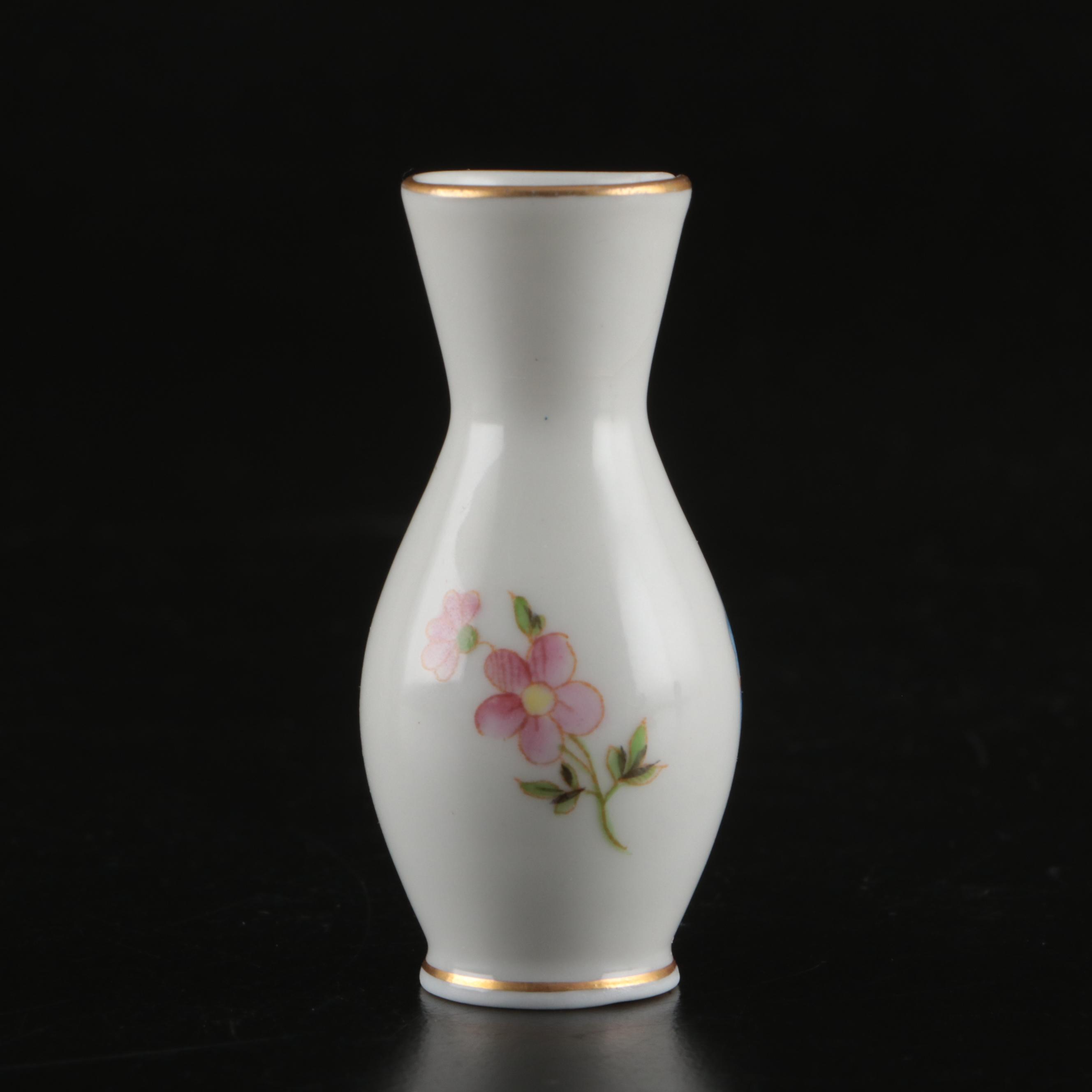 Herend Porcelain "Queen Victoria" with Other Bud Vase and Dish