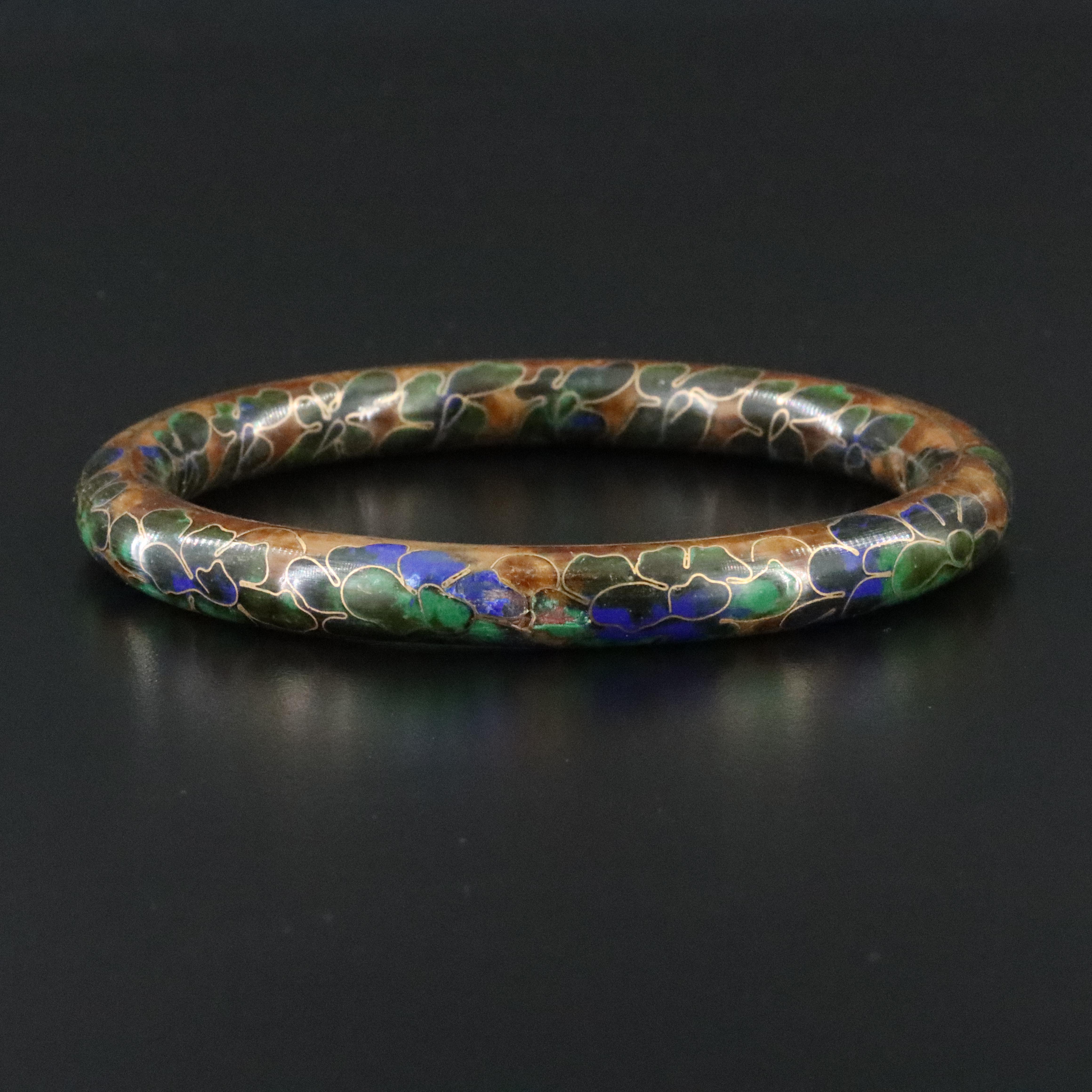 Cloisonné Enamel Bangle