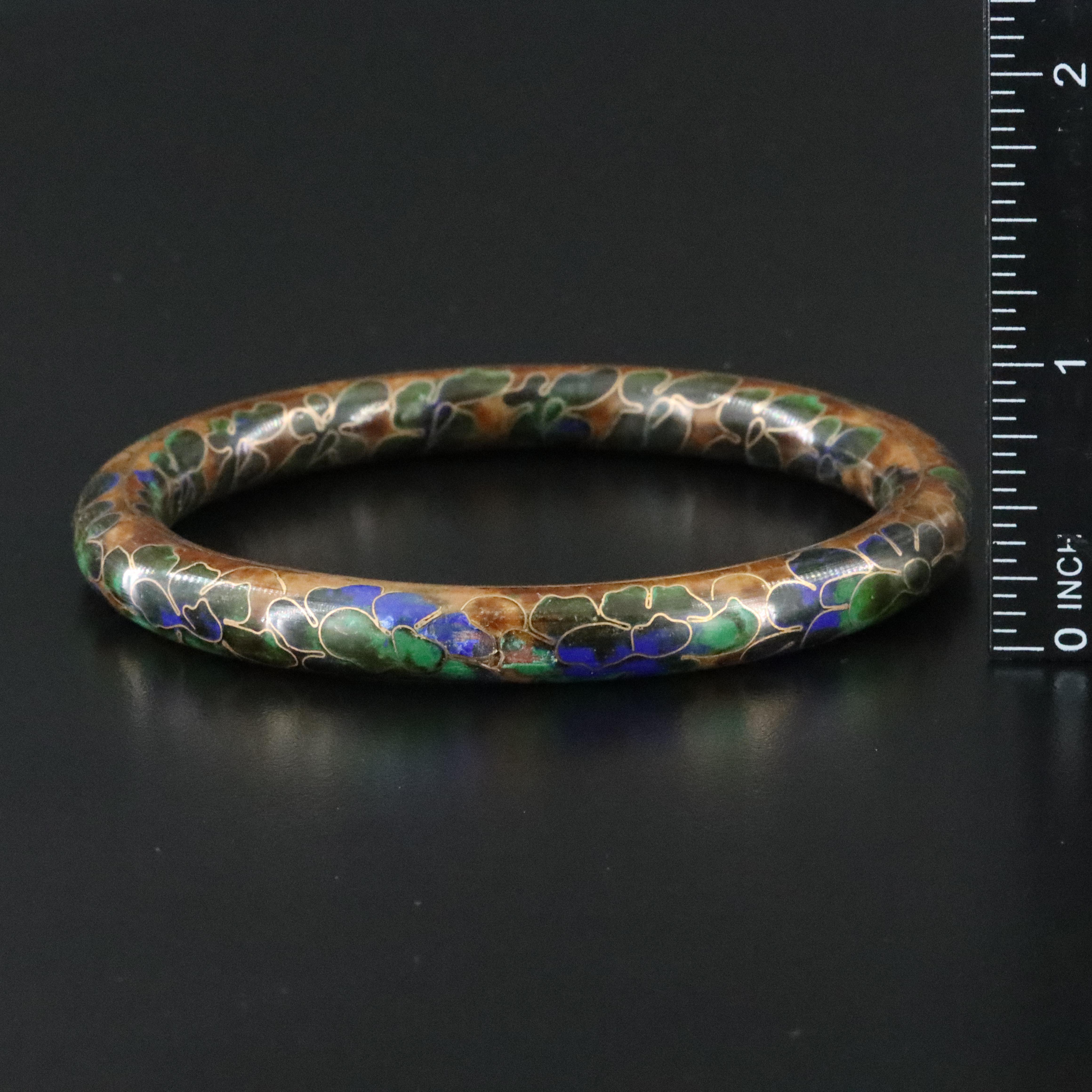 Cloisonné Enamel Bangle
