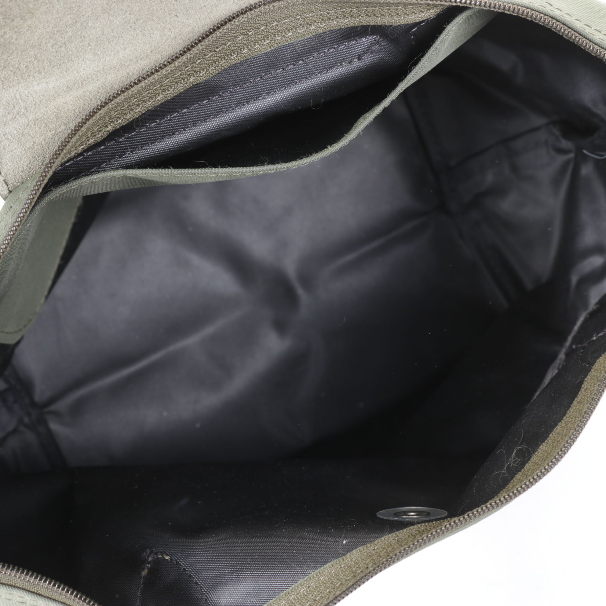 Longchamp Periwinkle & Green "Le Pliage" Small & Medium Tote Bags