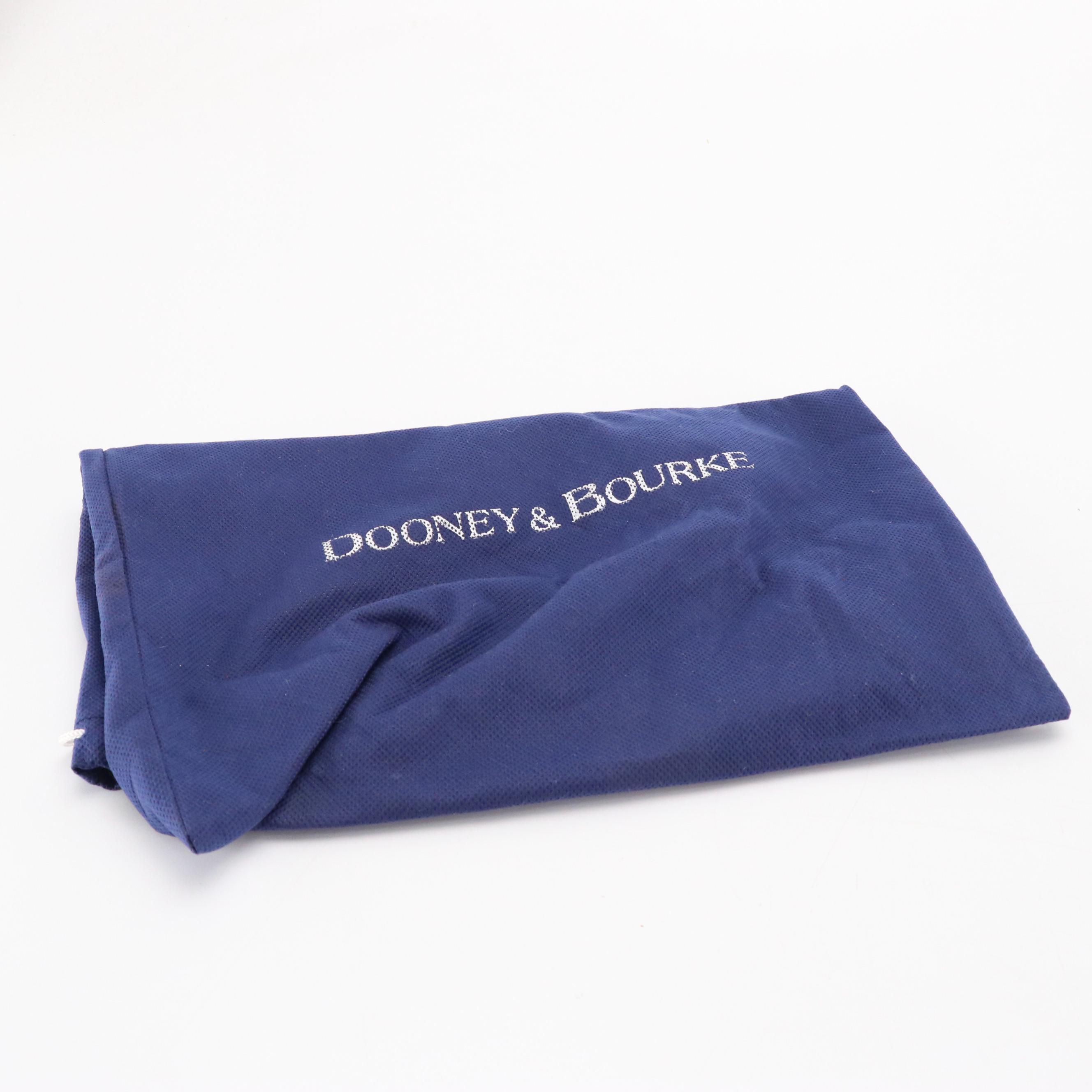 Dooney & Bourke Denim DB Monogram Purse and Leather Letter Carrier Bag