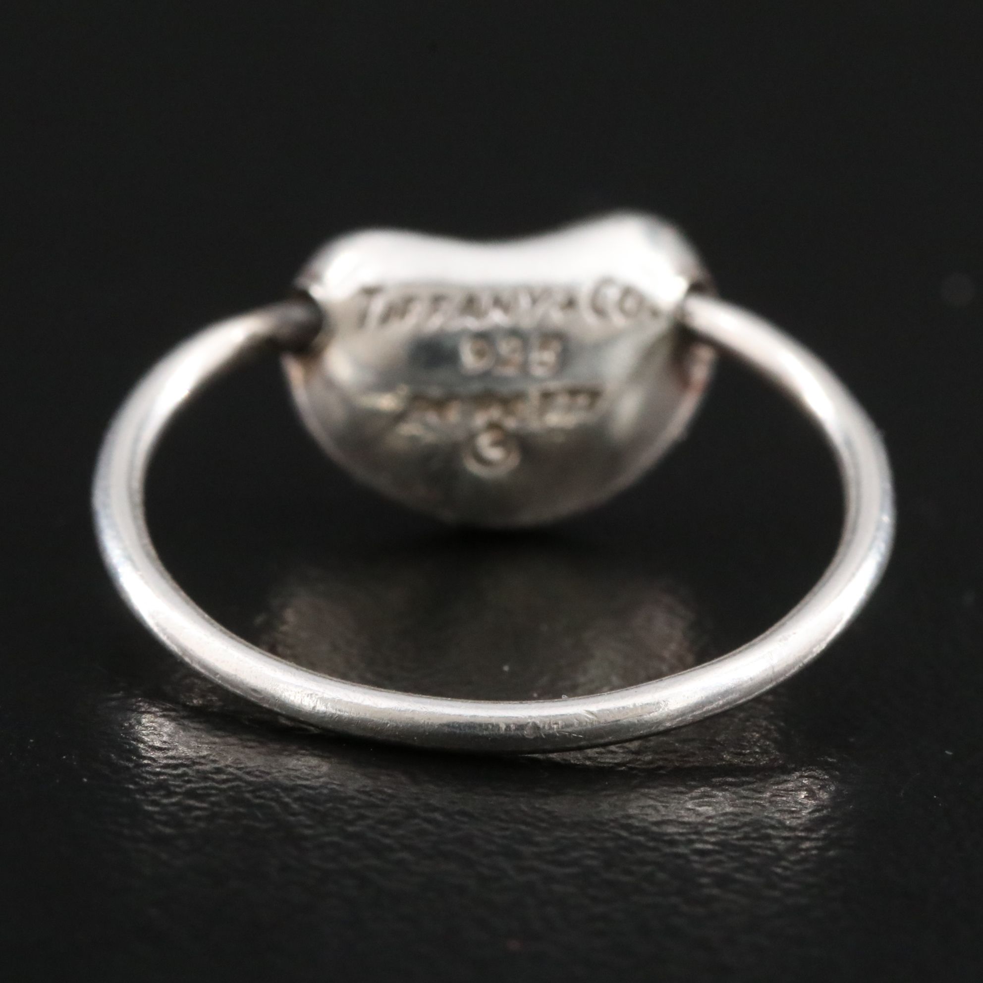Elsa Peretti for Tiffany & Co. Bean Design Sterling Ring