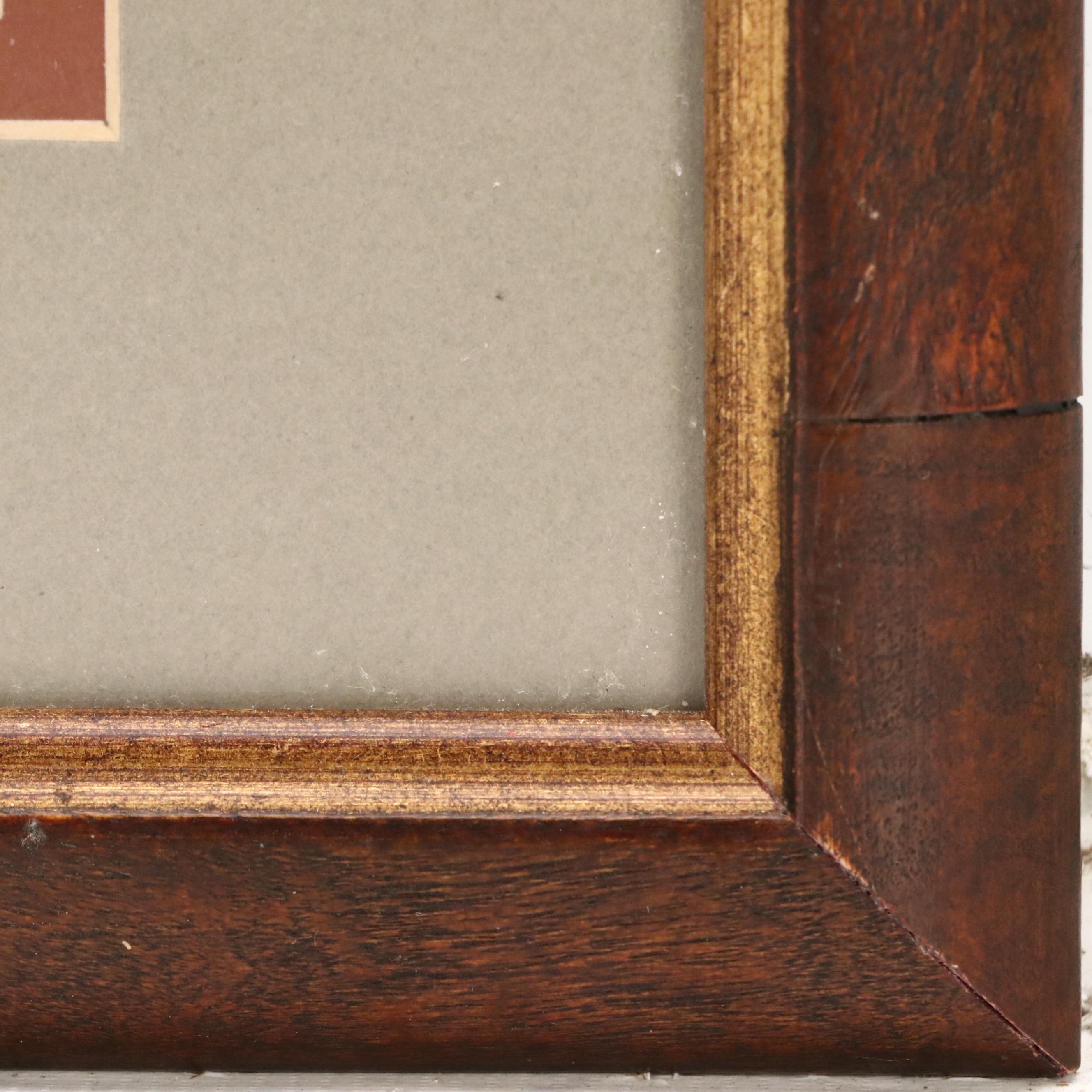 Takahashi Shōtei Woodblock "Night Shower..." Early 20th Century