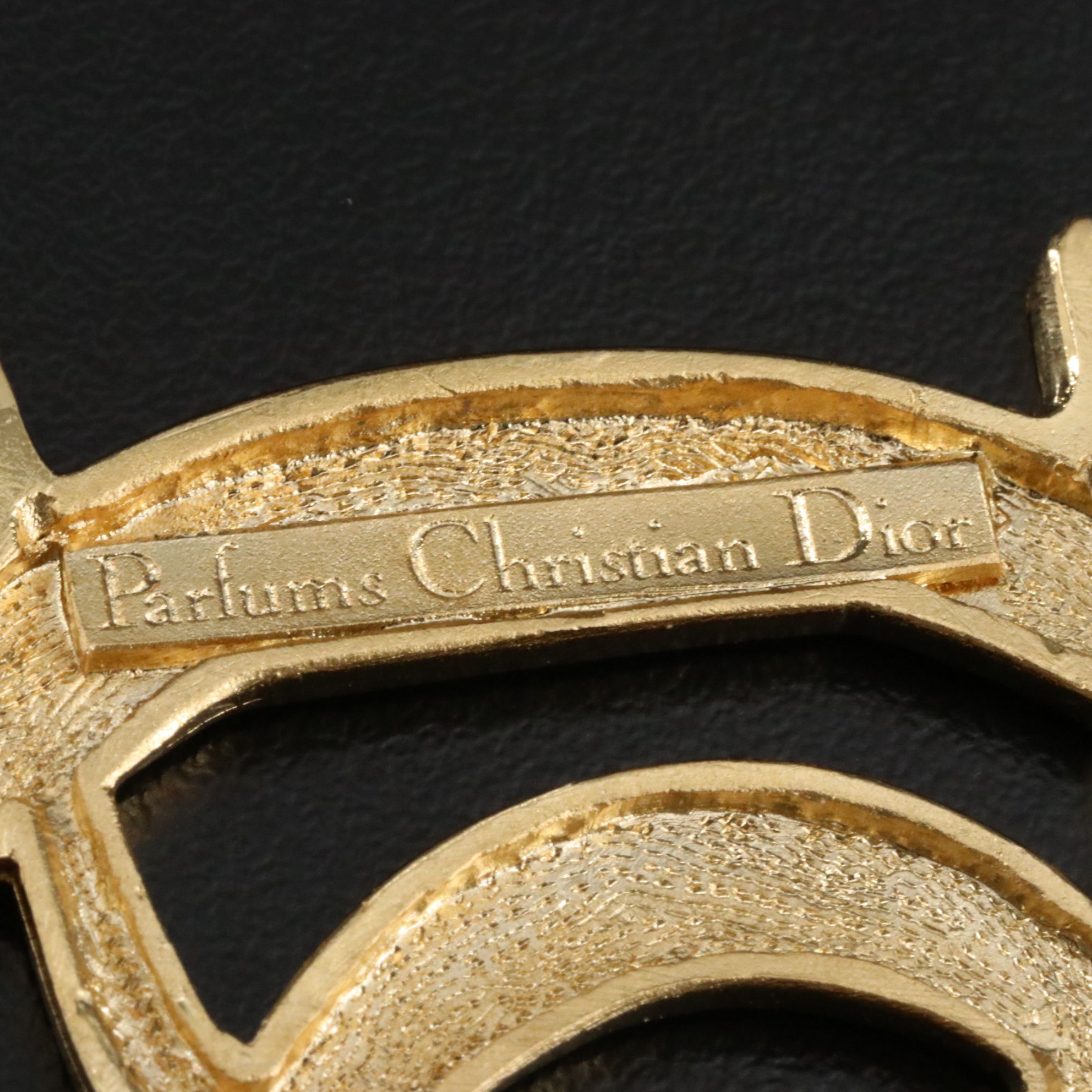 Parfums Dior Monogram Brooch