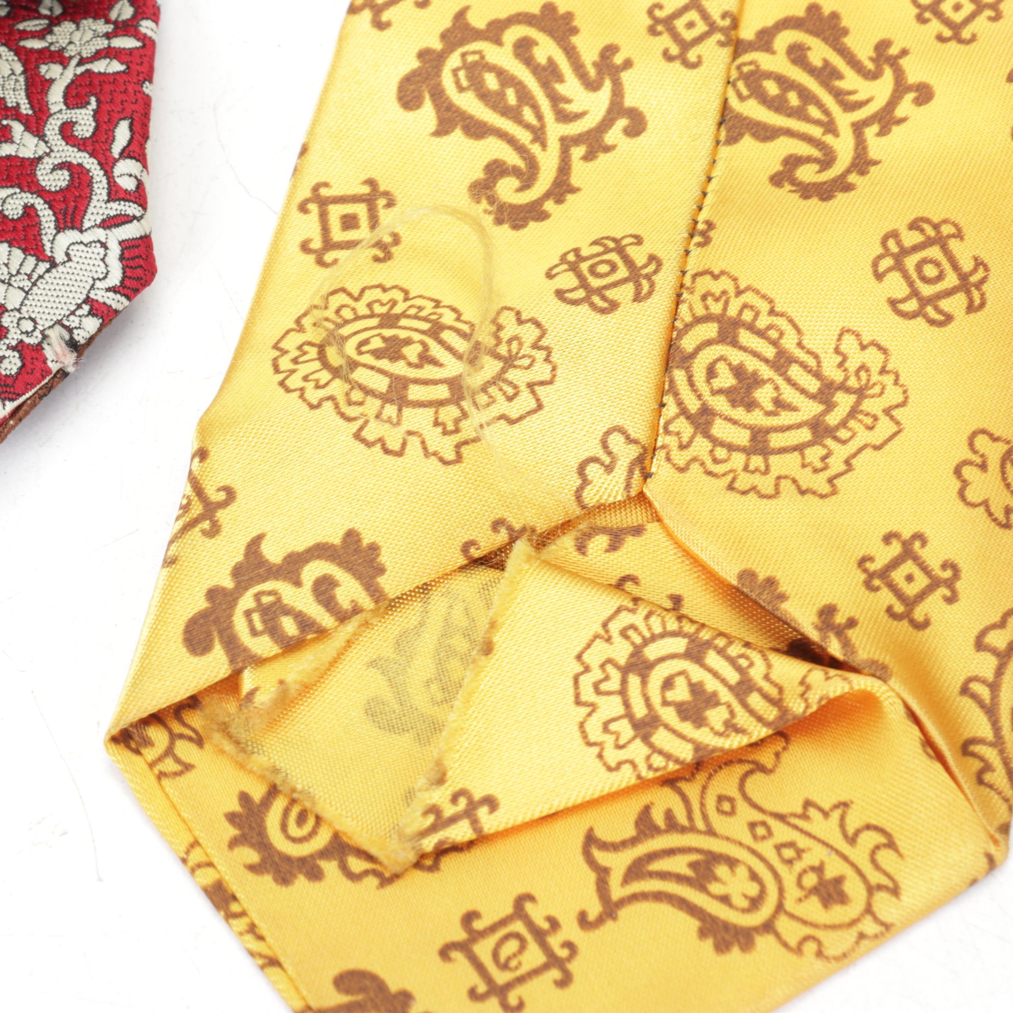 "Royal Rogue" with X'Andrini Green & Orange Stripes, Paisley & More Neckties