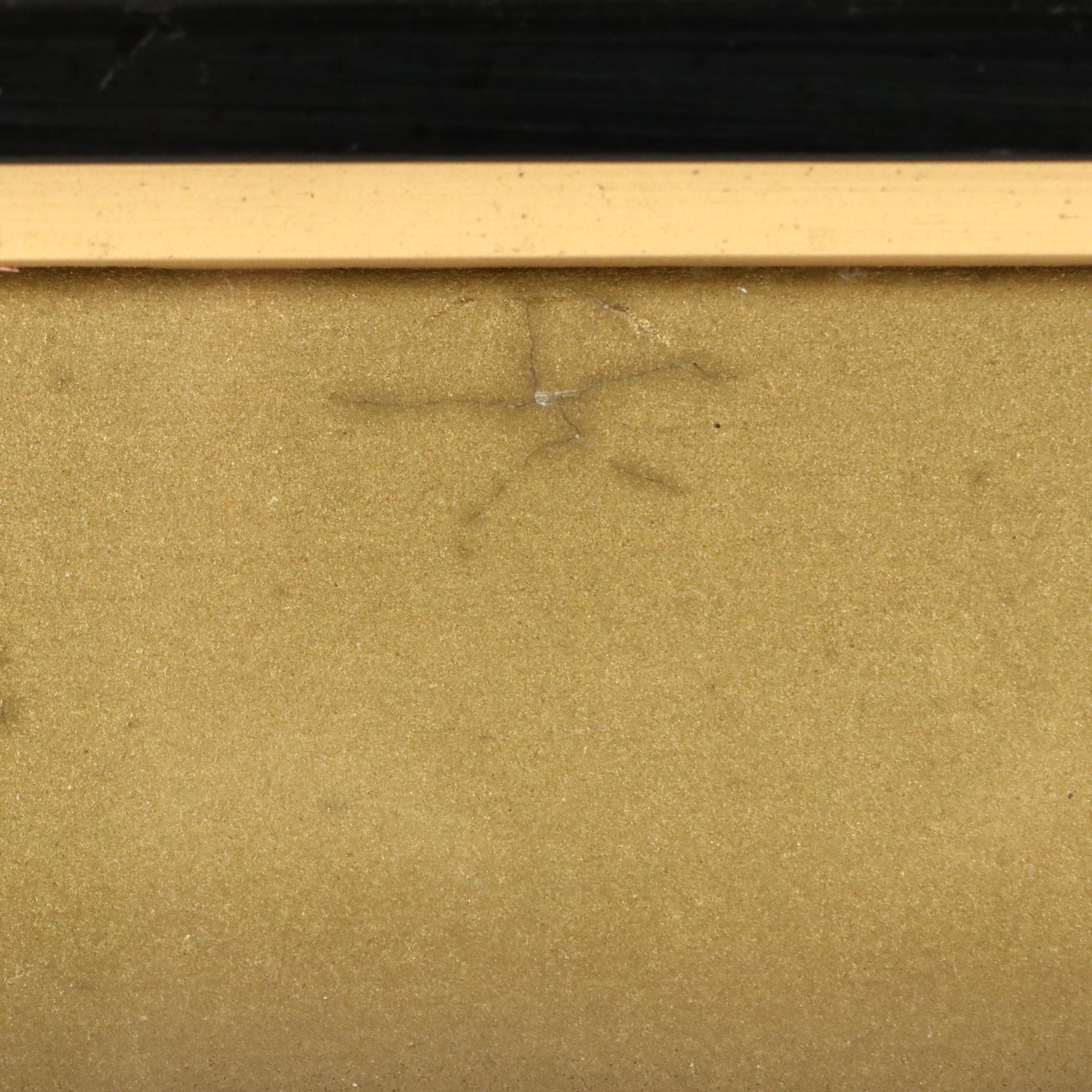 J. B. Evans Still Life Oil Painting of Ripe Strawberries, Circa 1915