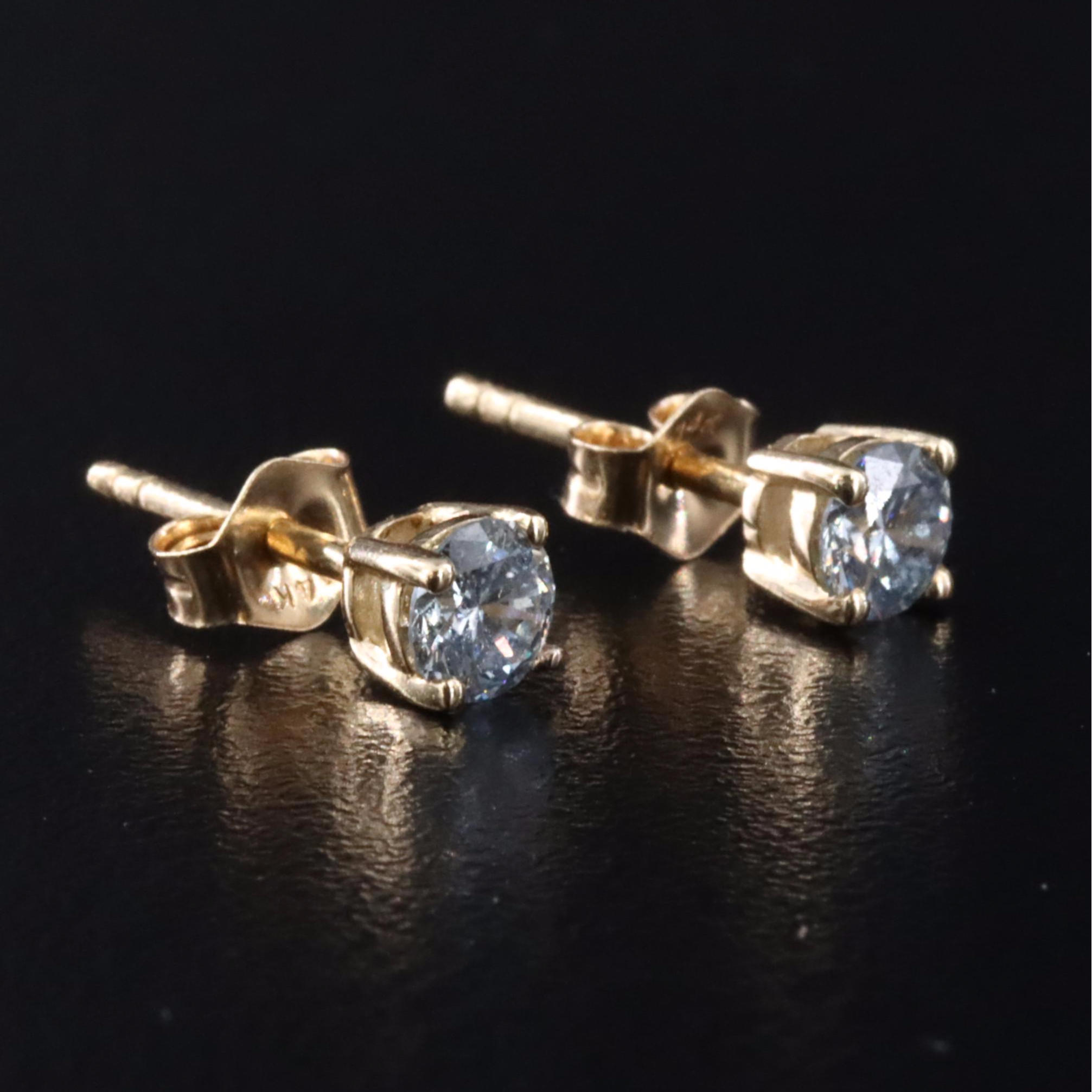 14K 0.46 CTW Lab Grown Diamond Stud Earrings