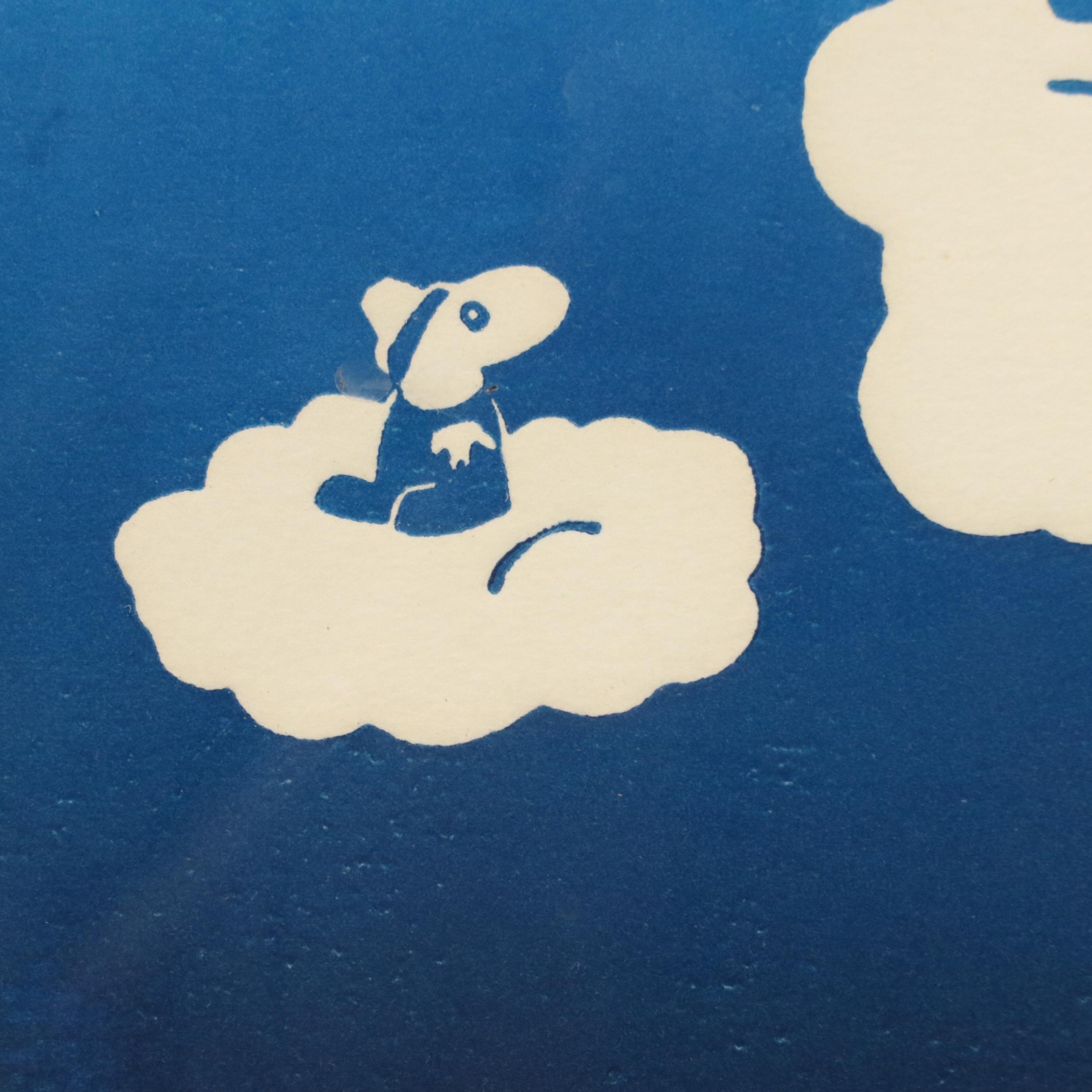 Jean Sariano Aquatint "Once Upon a Cloud..." 1977