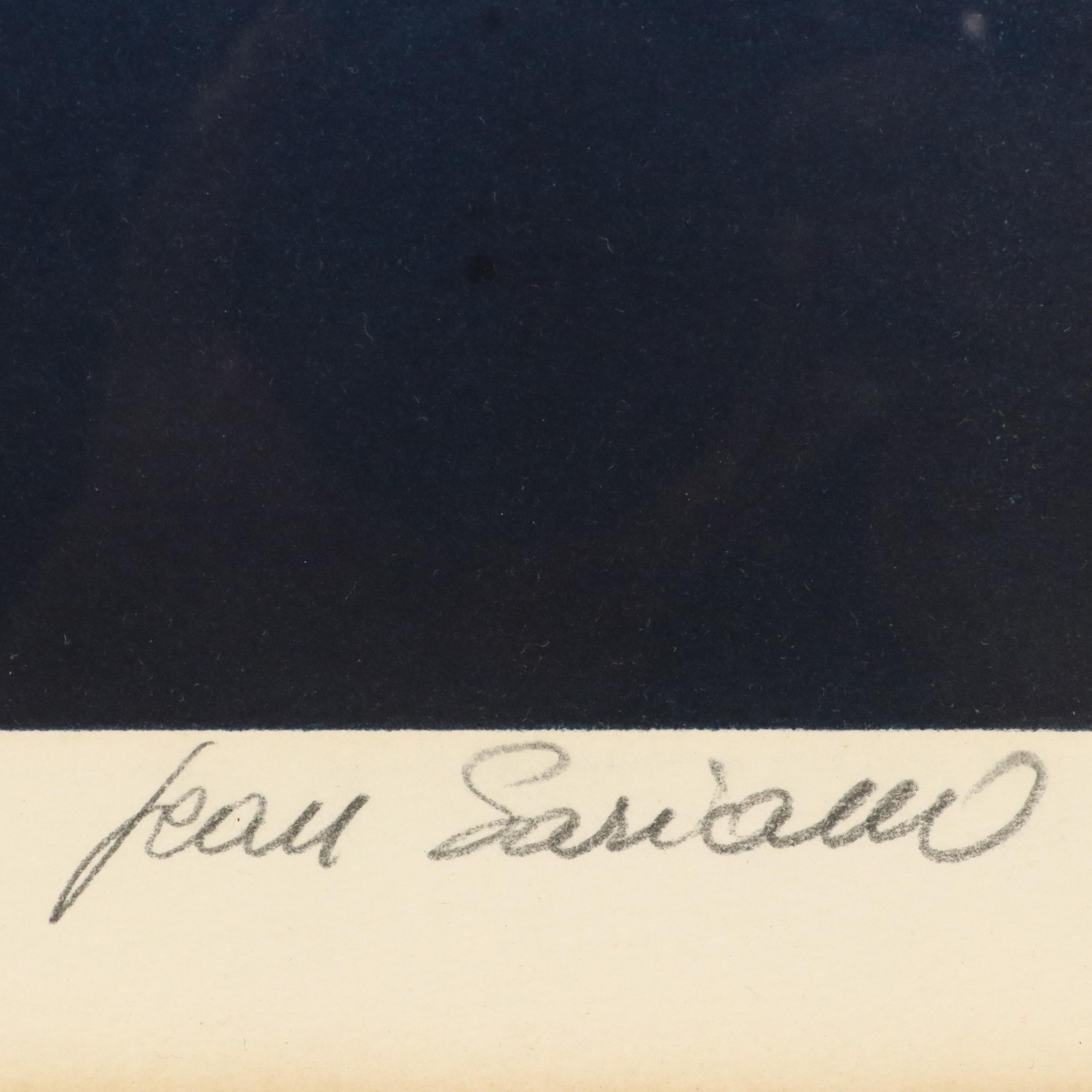 Jean Sariano Aquatint "Once Upon a Cloud..." 1977