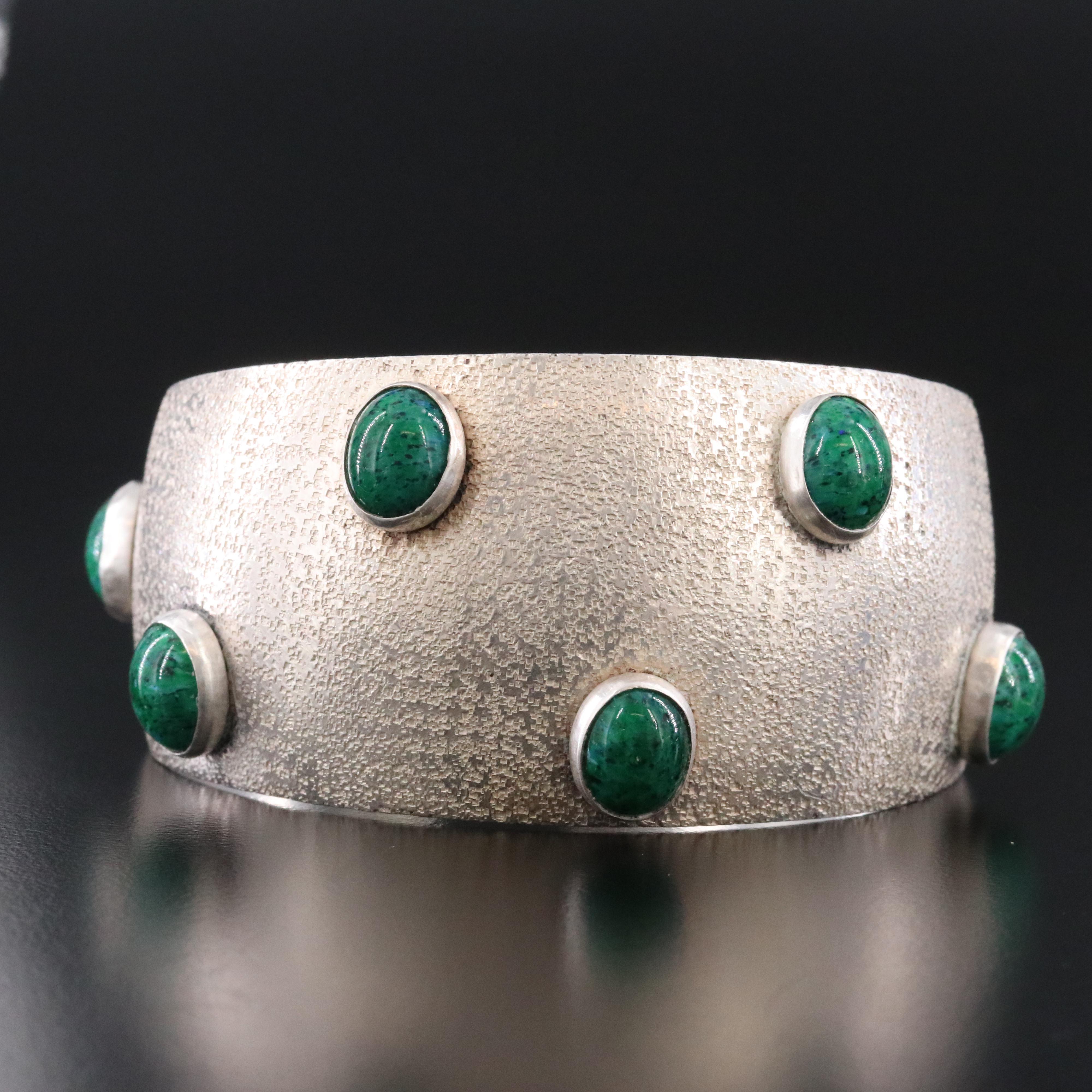 Israeli Sterling Tapered Cuff