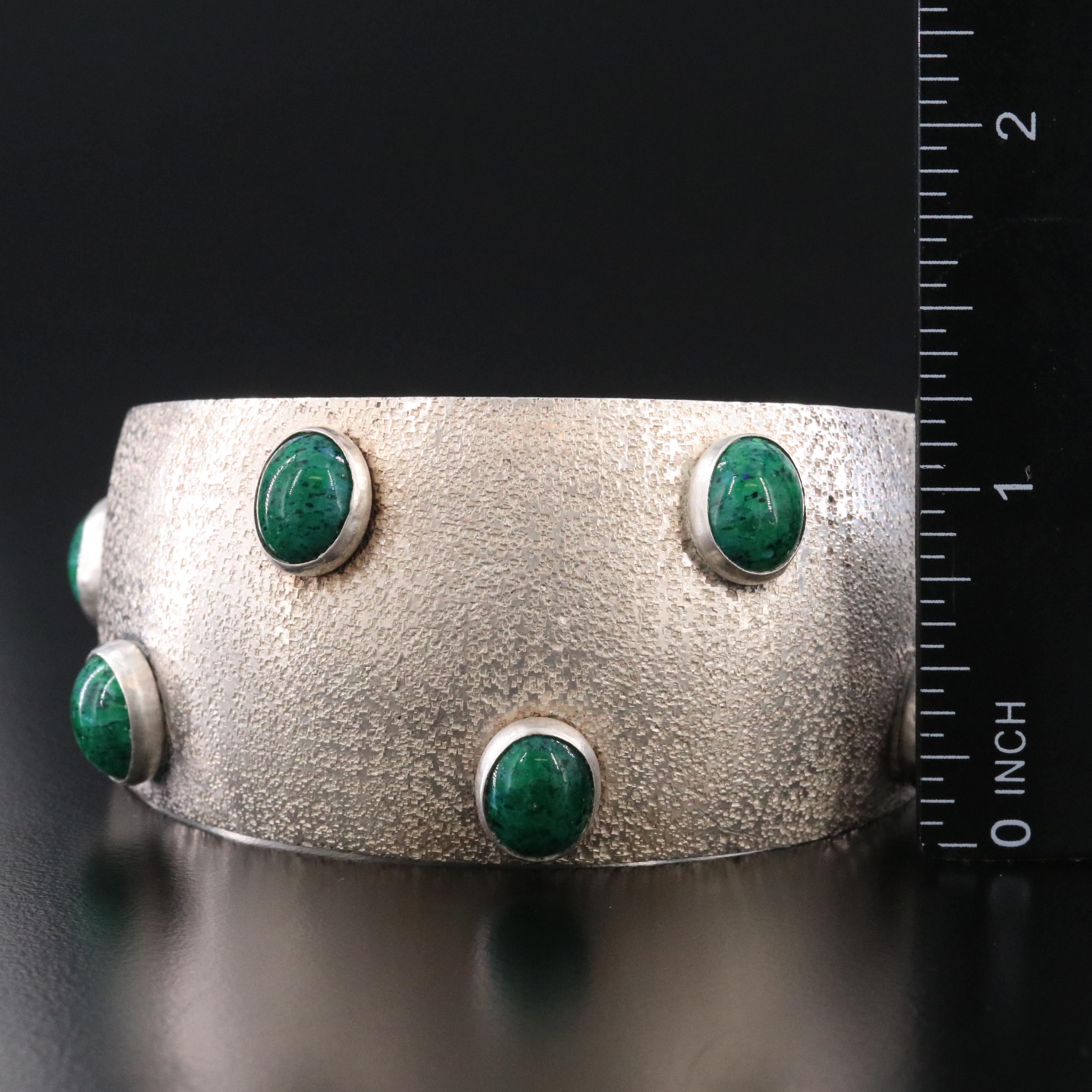 Israeli Sterling Tapered Cuff