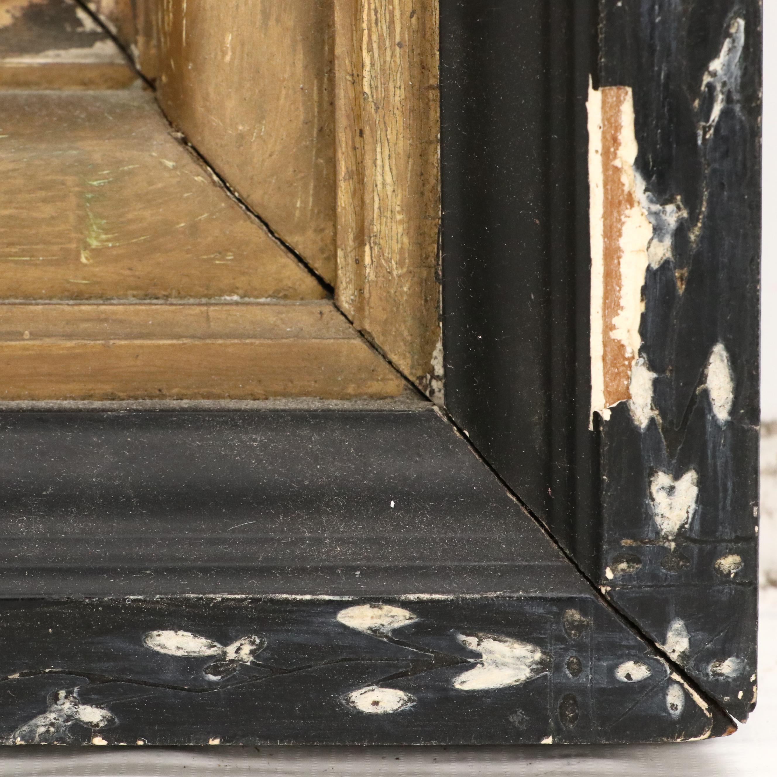 Oil Painting of Swiss Woman in Alpine Setting, 20th Century