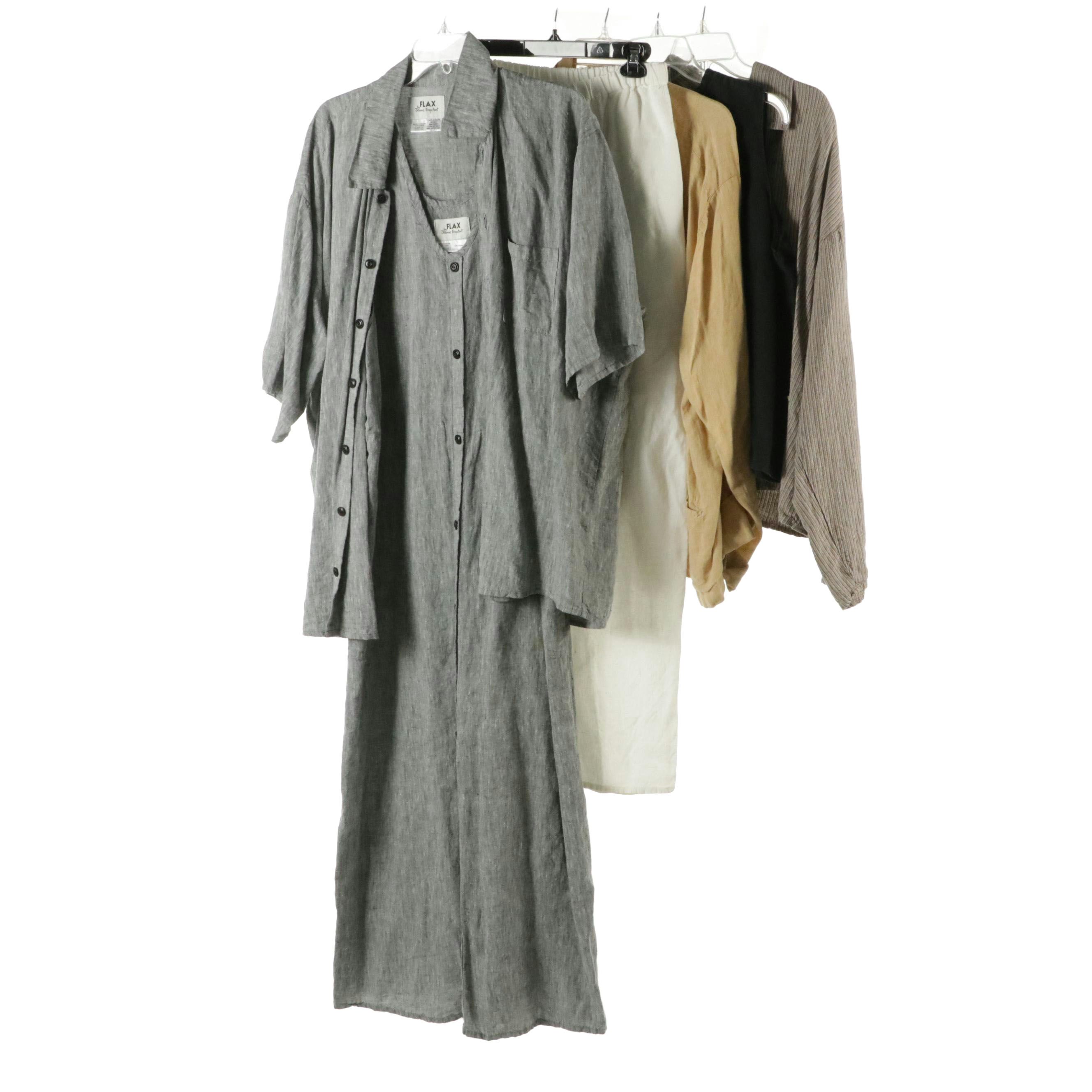 Flax by Jeanne Engelhart Two-Piece Dress Set, Shirts, Sleeveless Tops, and Pants