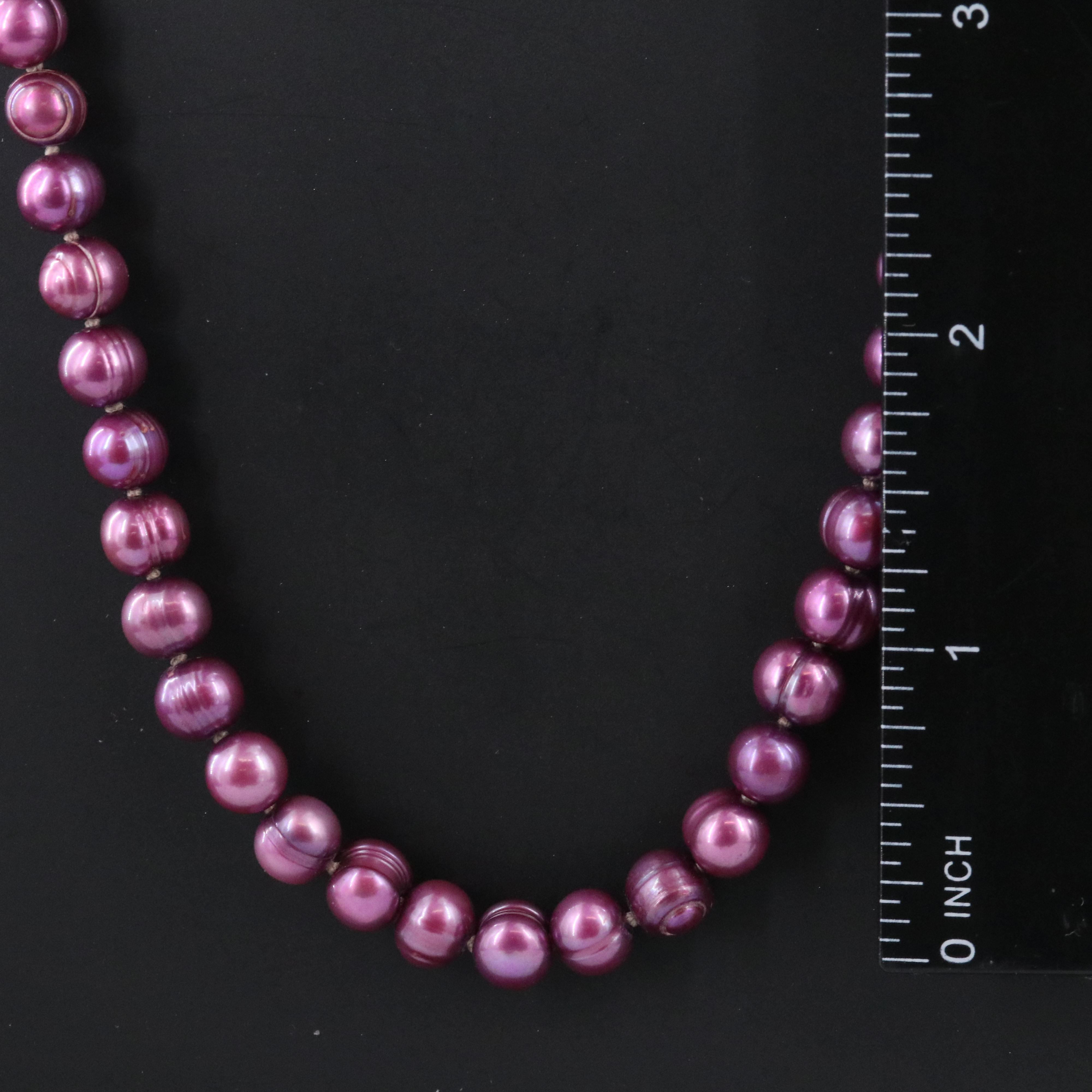 7.25 – 7.75 MM Pearl Necklace with 14K Clasp