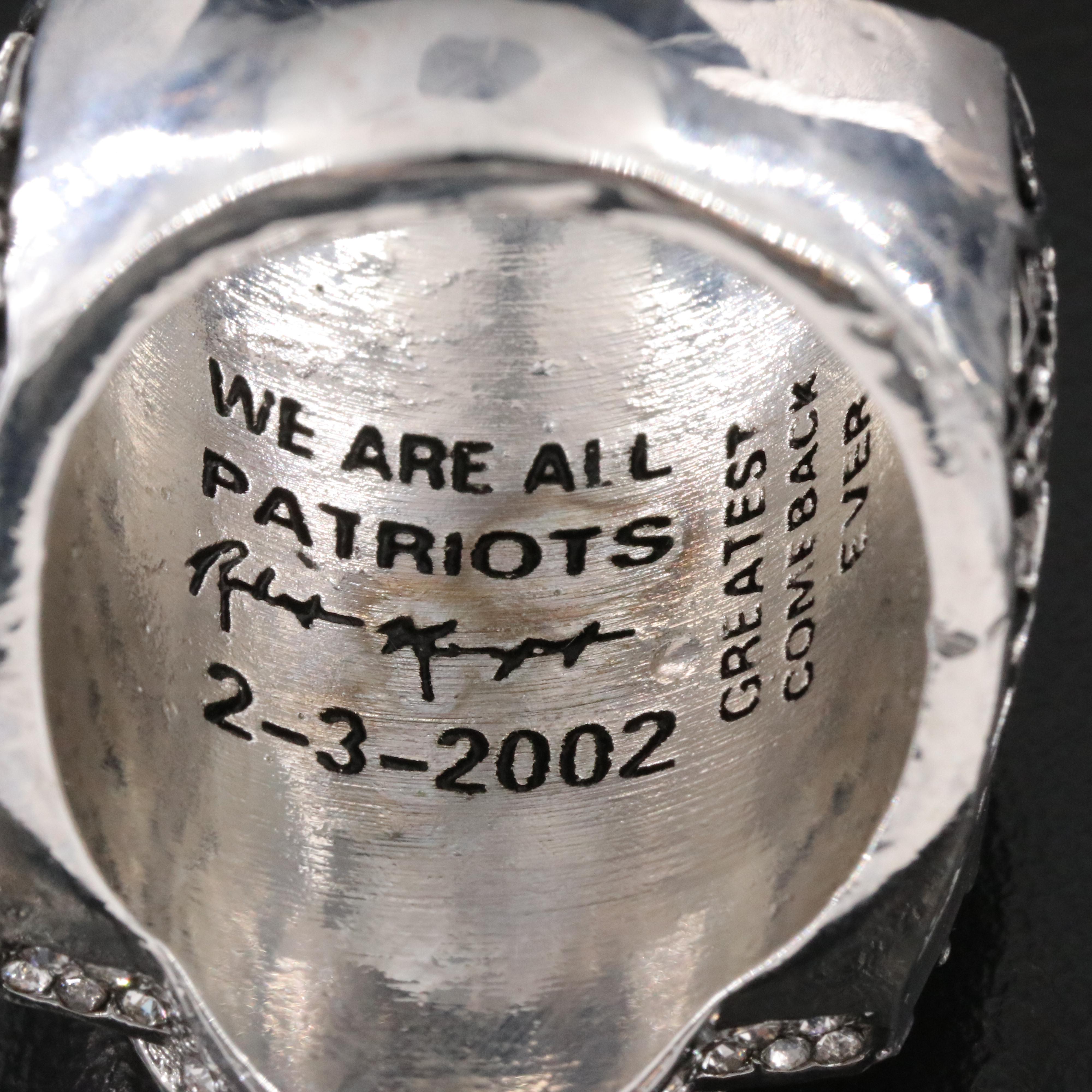 New England Patriots Super Bowl Replica Ring