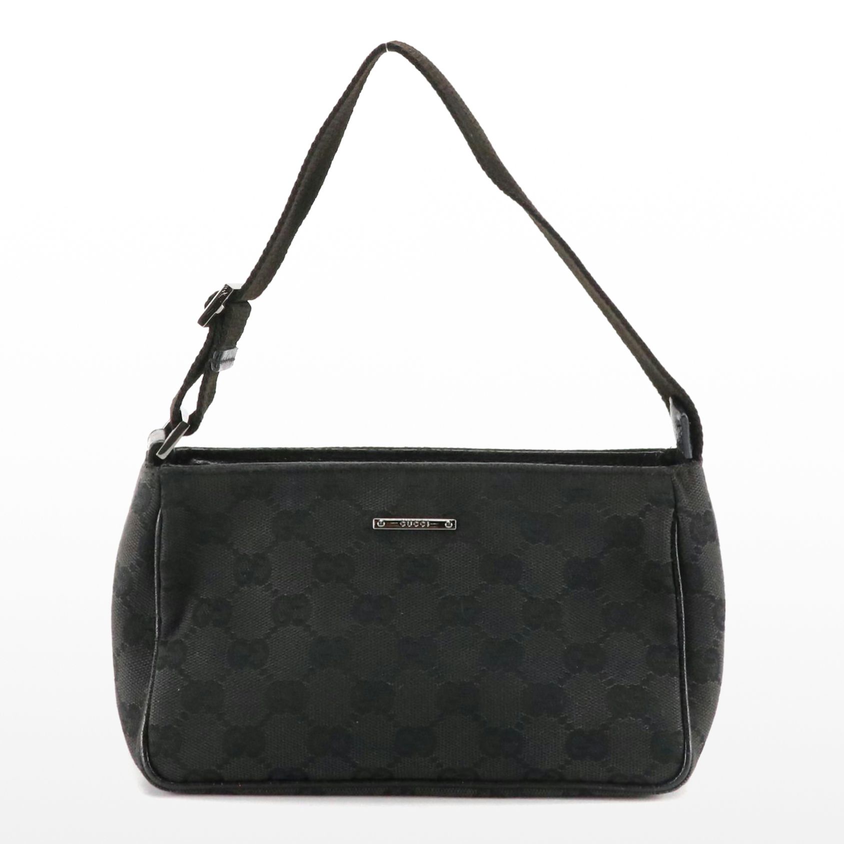 Gucci Mini Handbag in Black GG Canvas