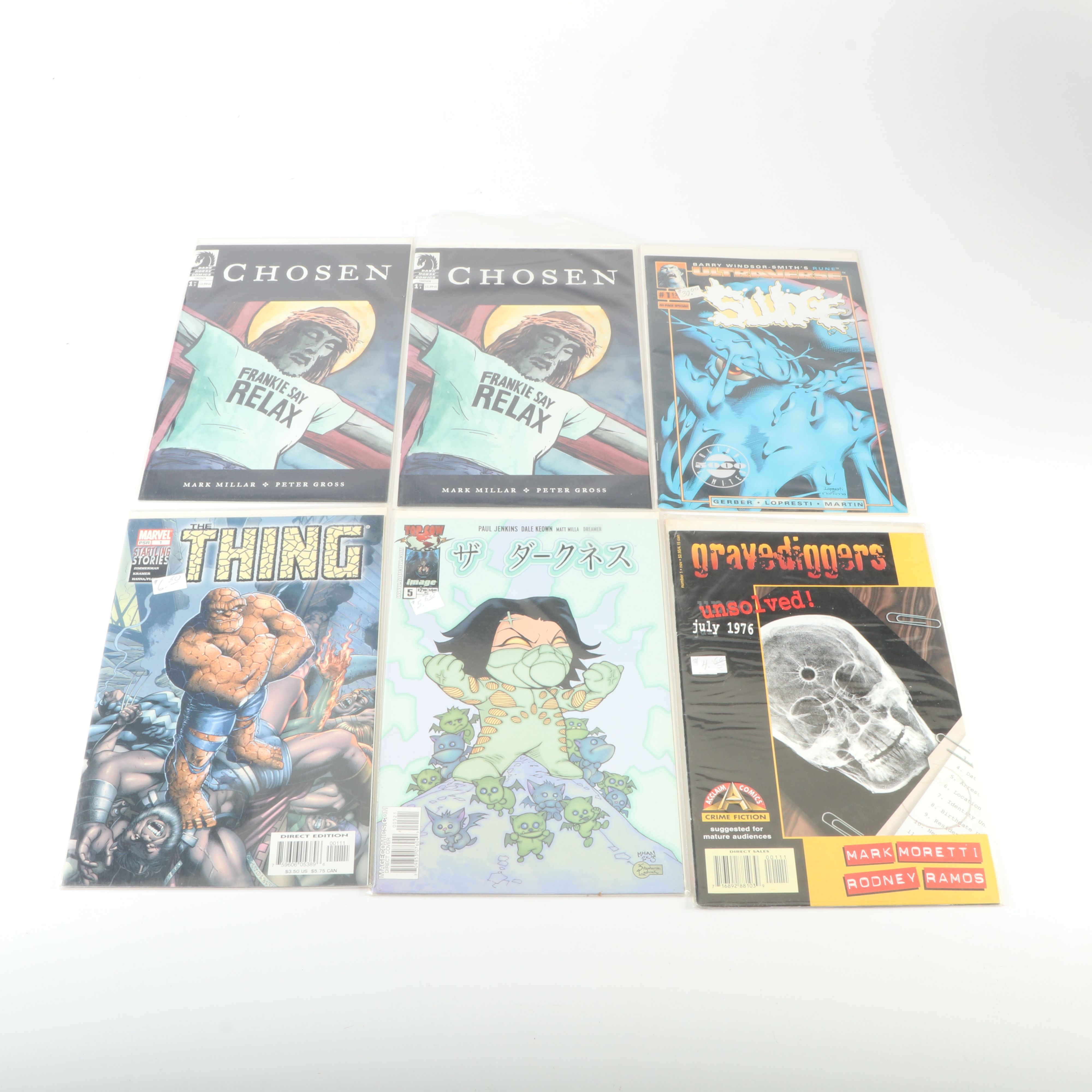 Modern Age Comic Books Featuring "Ultimate War, "Spawn", and More