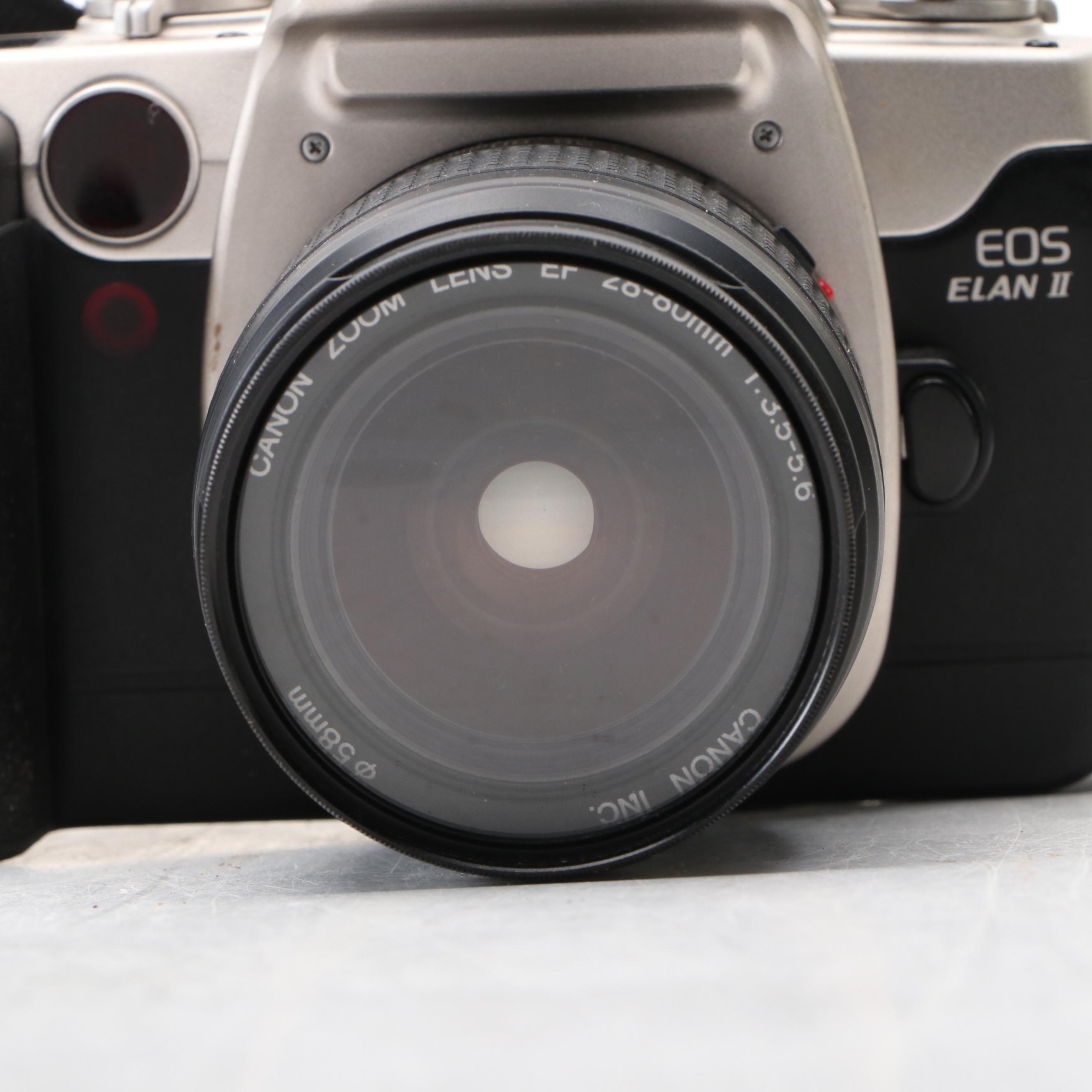 Canon EOS Elan II and Sure Shot Supreme Digital Cameras