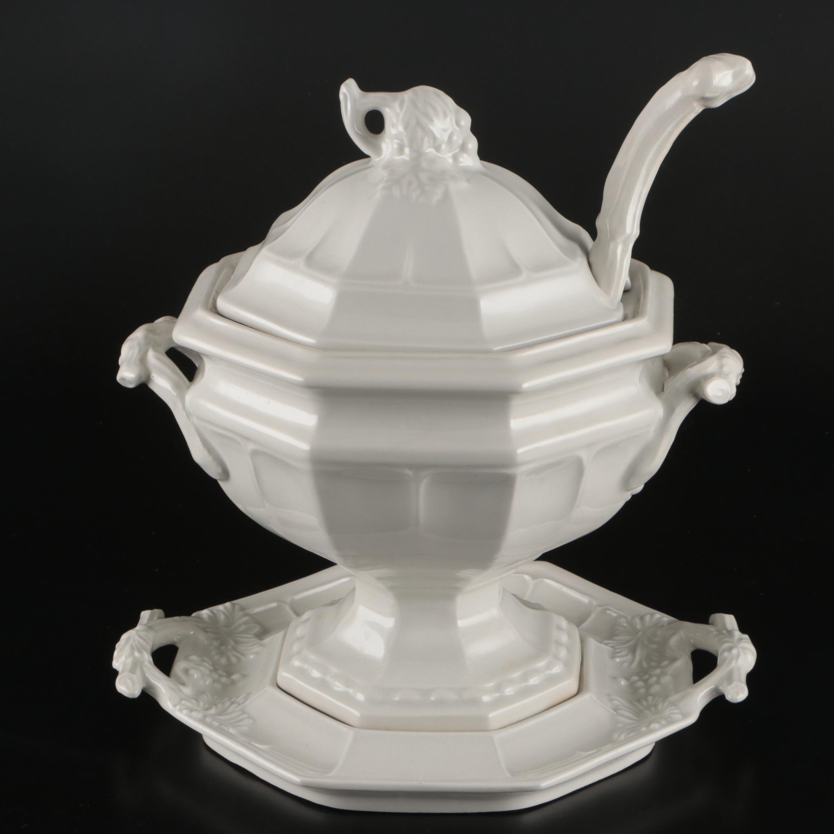 Red-Cliff "Grape" Ironstone China Tureen, 1958–1974