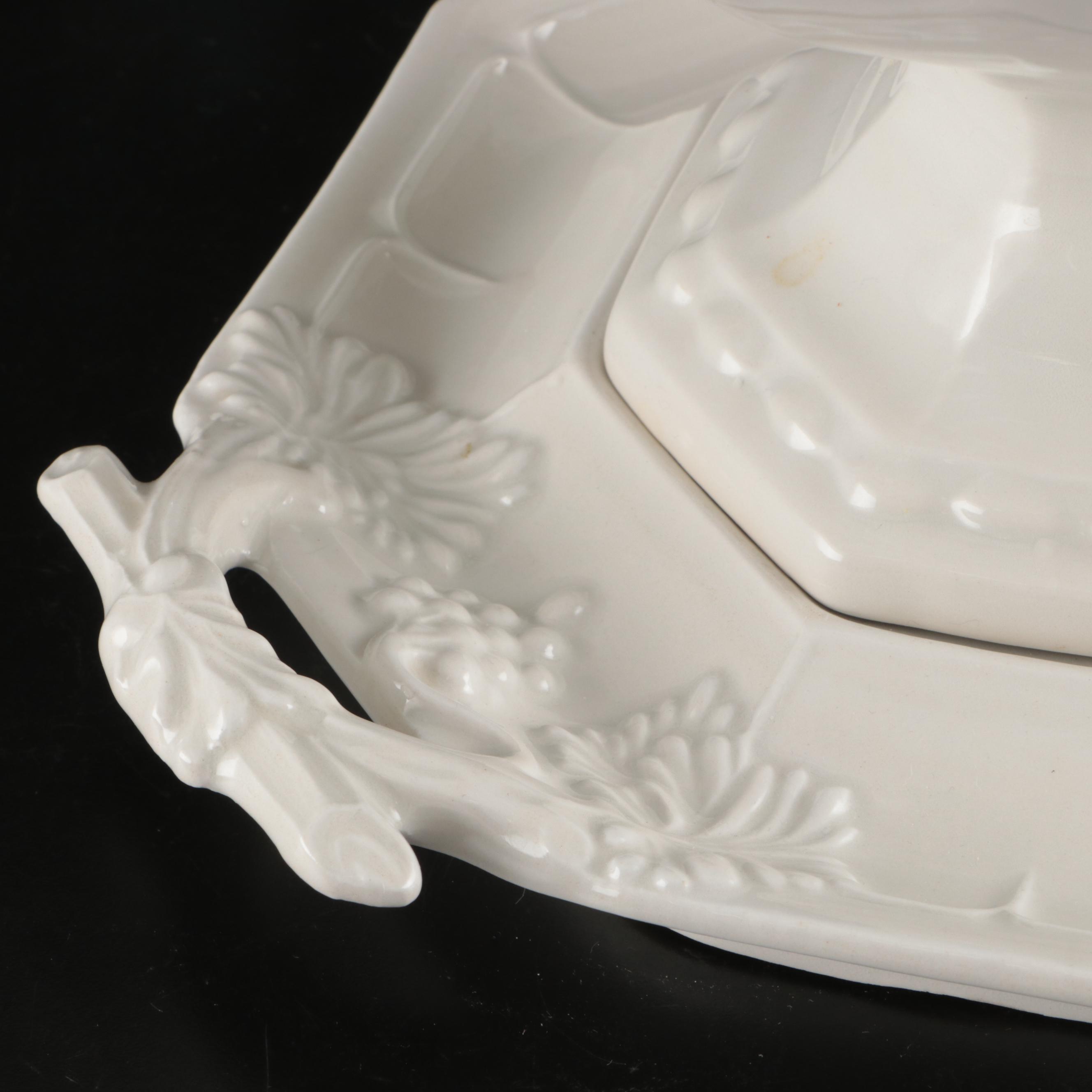 Red-Cliff "Grape" Ironstone China Tureen, 1958–1974