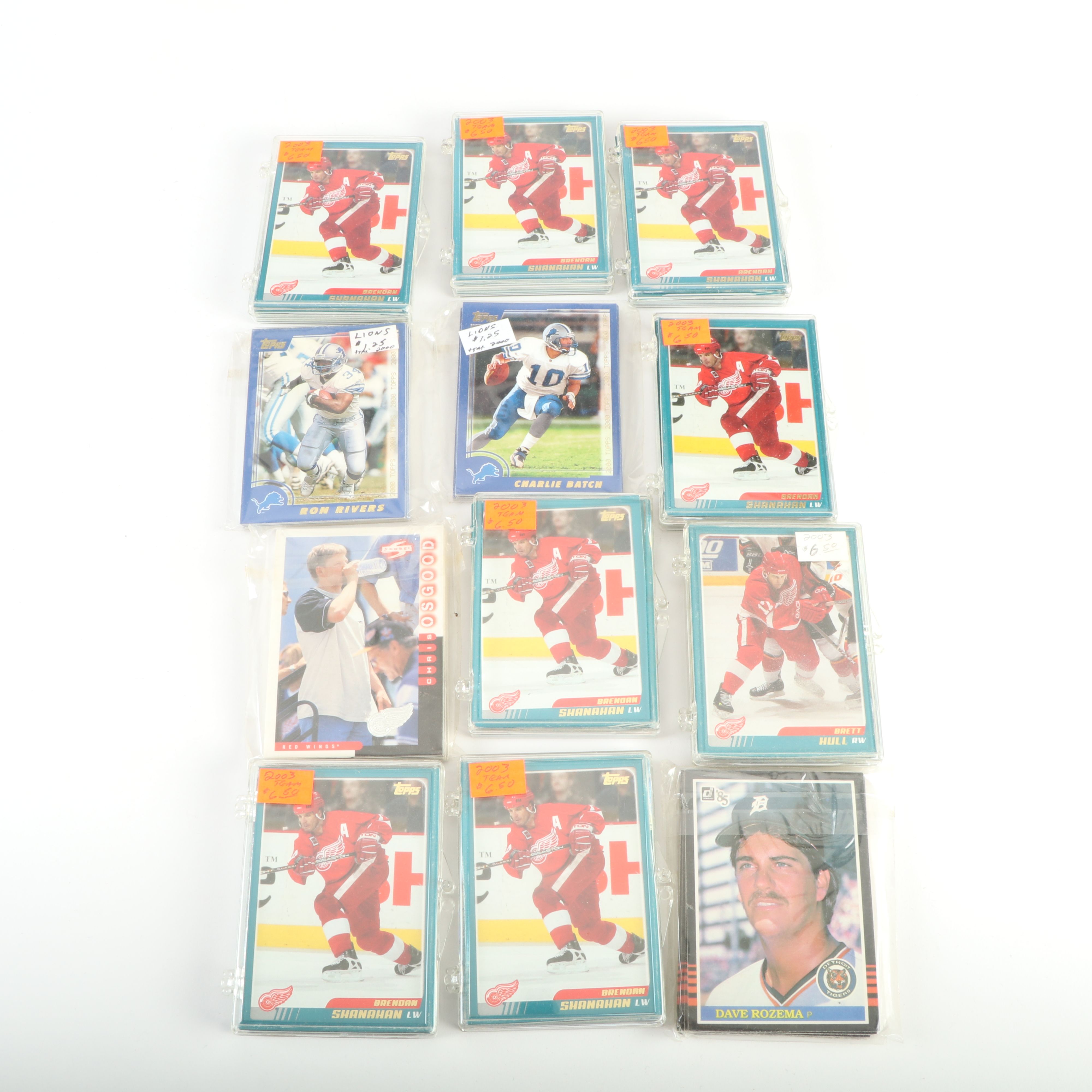 Chicago Cubs, Detroit Lions, Boston Red Sox, and More Team Card Sets