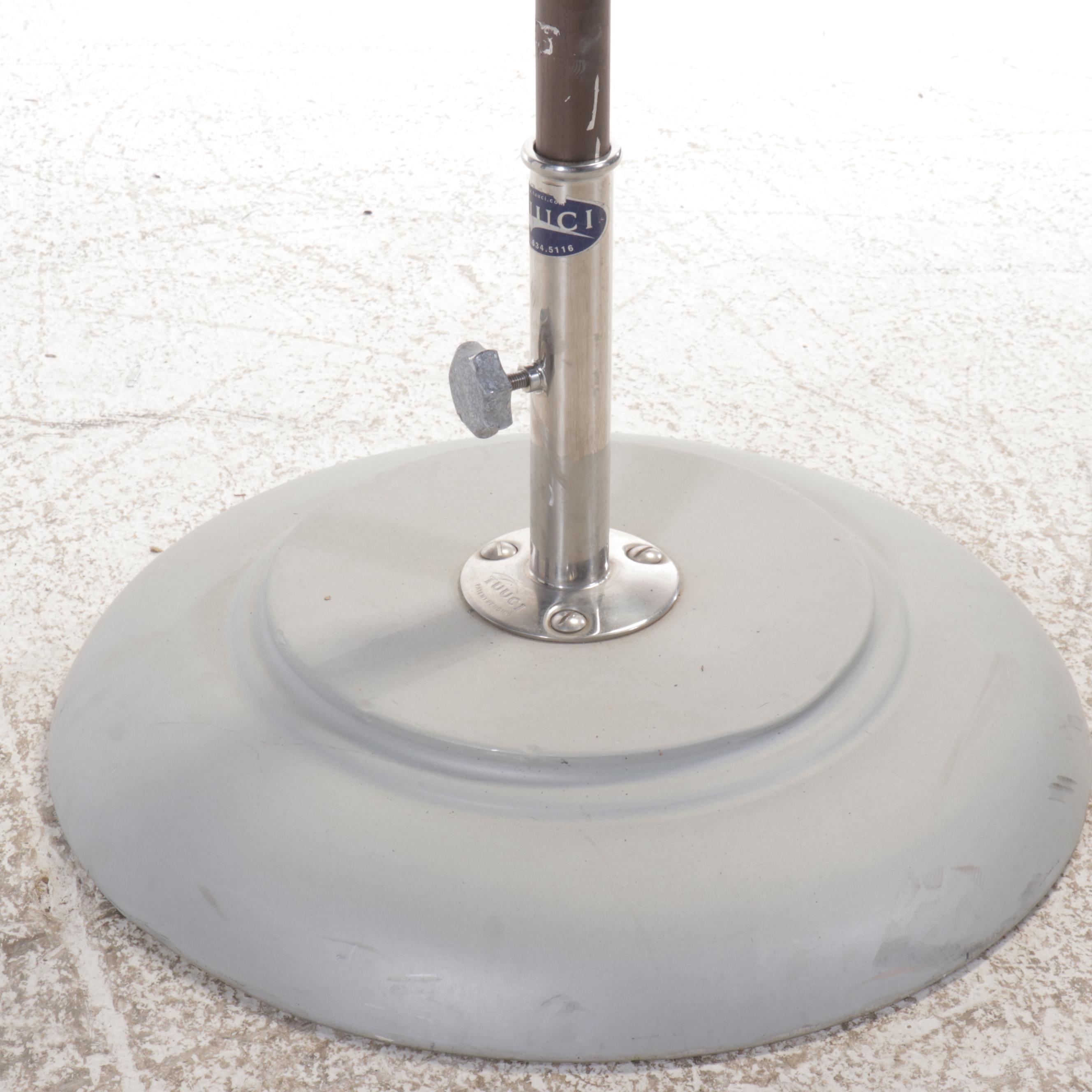 Frontgate "Orleans" Patio Chaise Lounges with 11' Market Umbrella & End Table