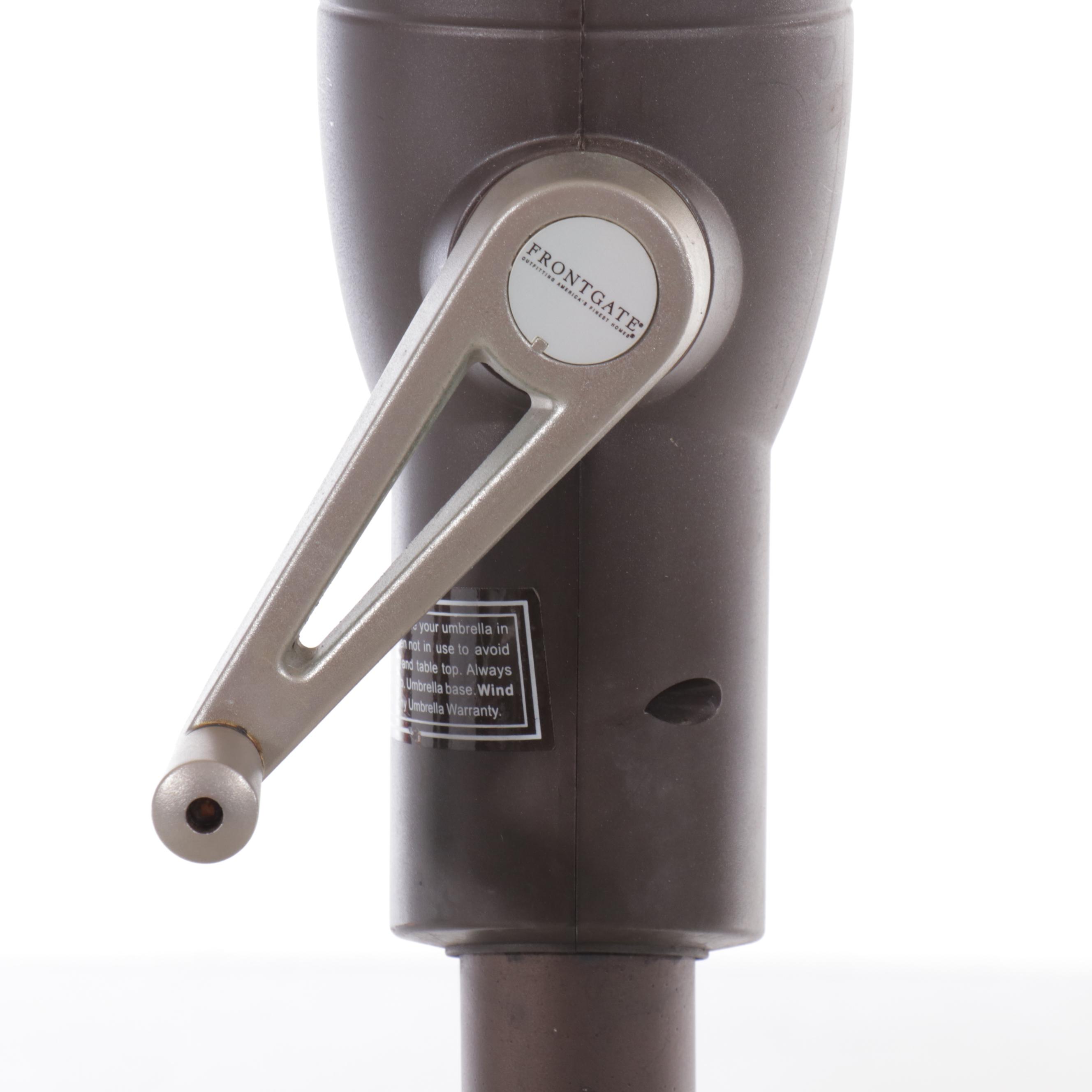 Frontgate "Orleans" Patio Chaise Lounges with 11' Market Umbrella & End Table