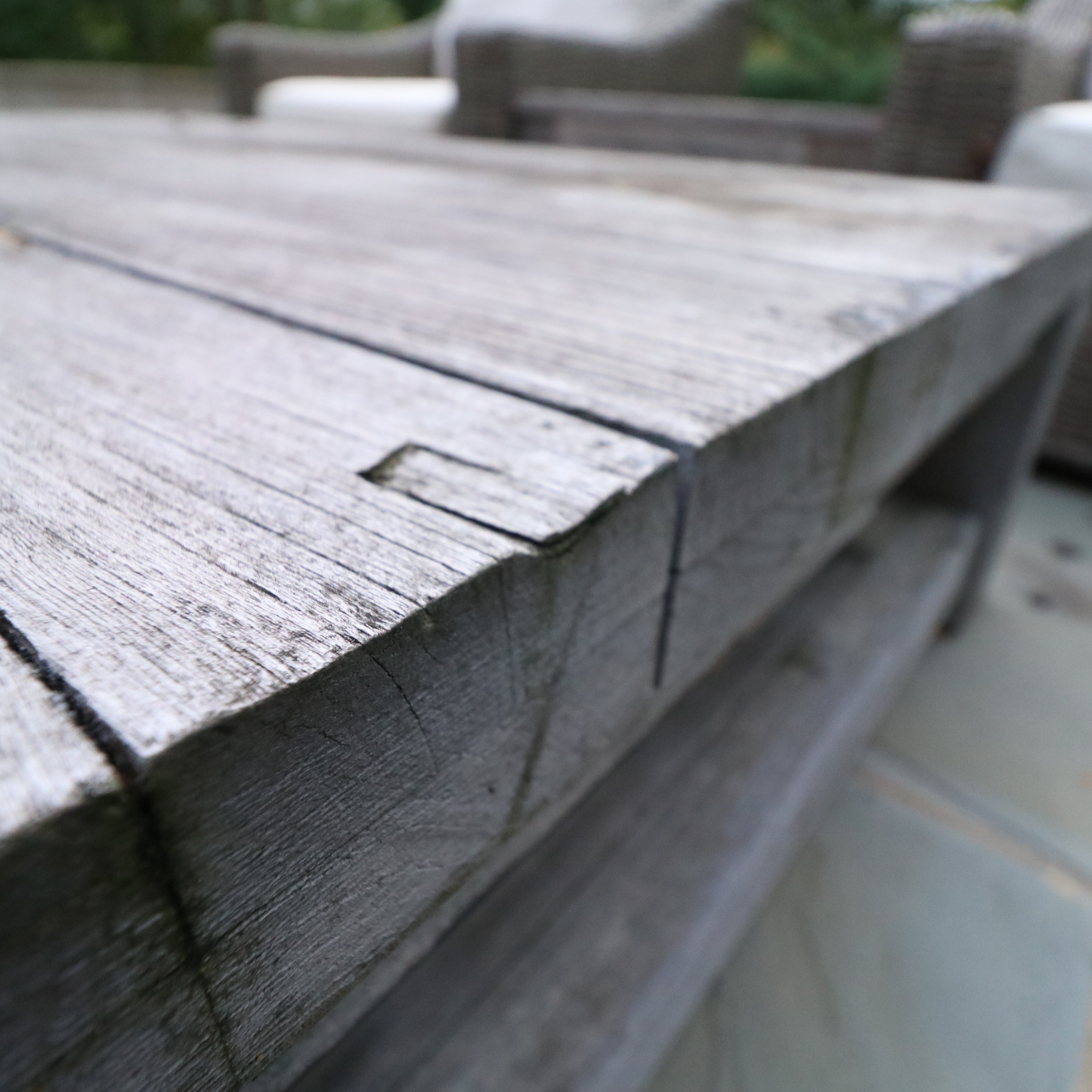 Restoration Hardware PE Rattan Outdoor Seating with Canvas Cushions, & Tables