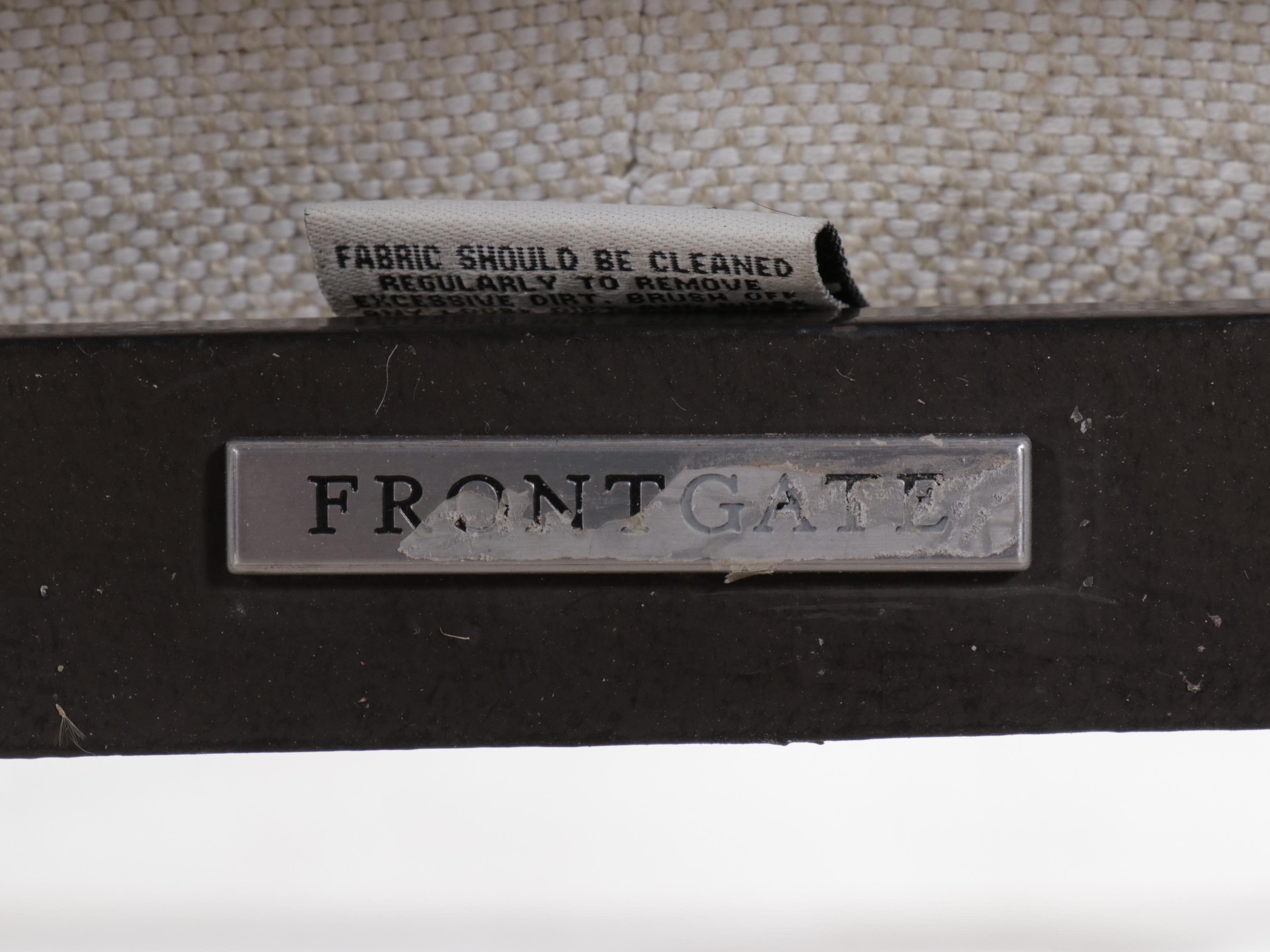 Frontgate "Orleans" Patio Chaise Lounges with 11' Market Umbrella & End Table