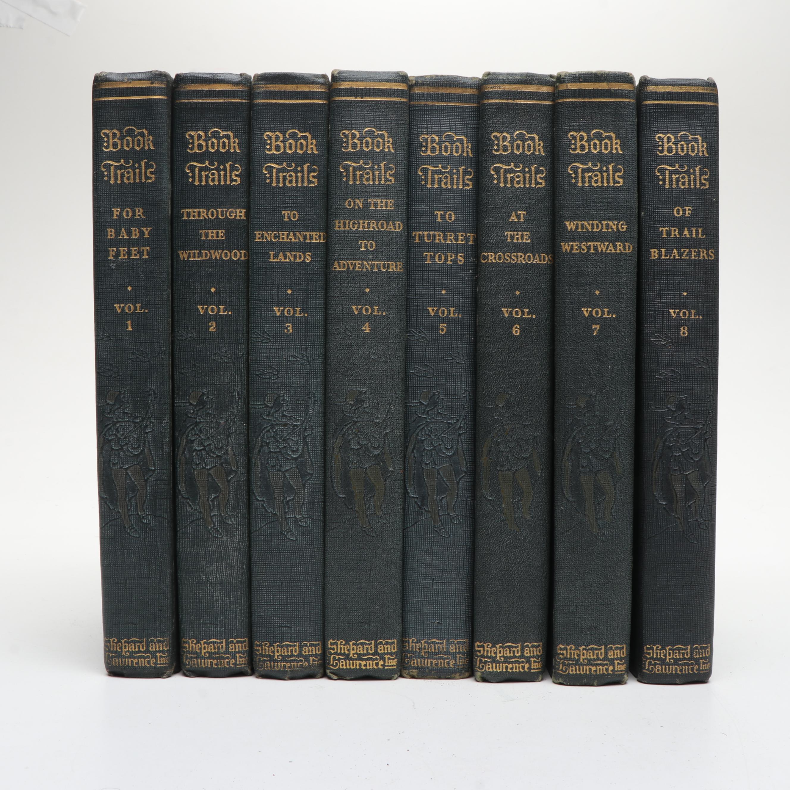 Illustrated "Book Trails" Complete Eight-Volume Set, 1928