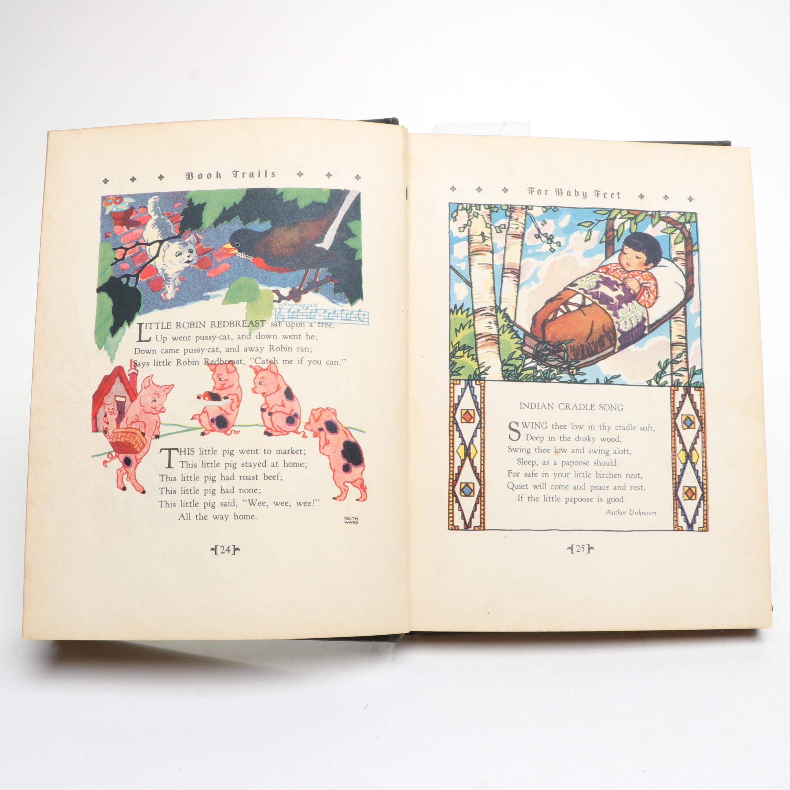Illustrated "Book Trails" Complete Eight-Volume Set, 1928
