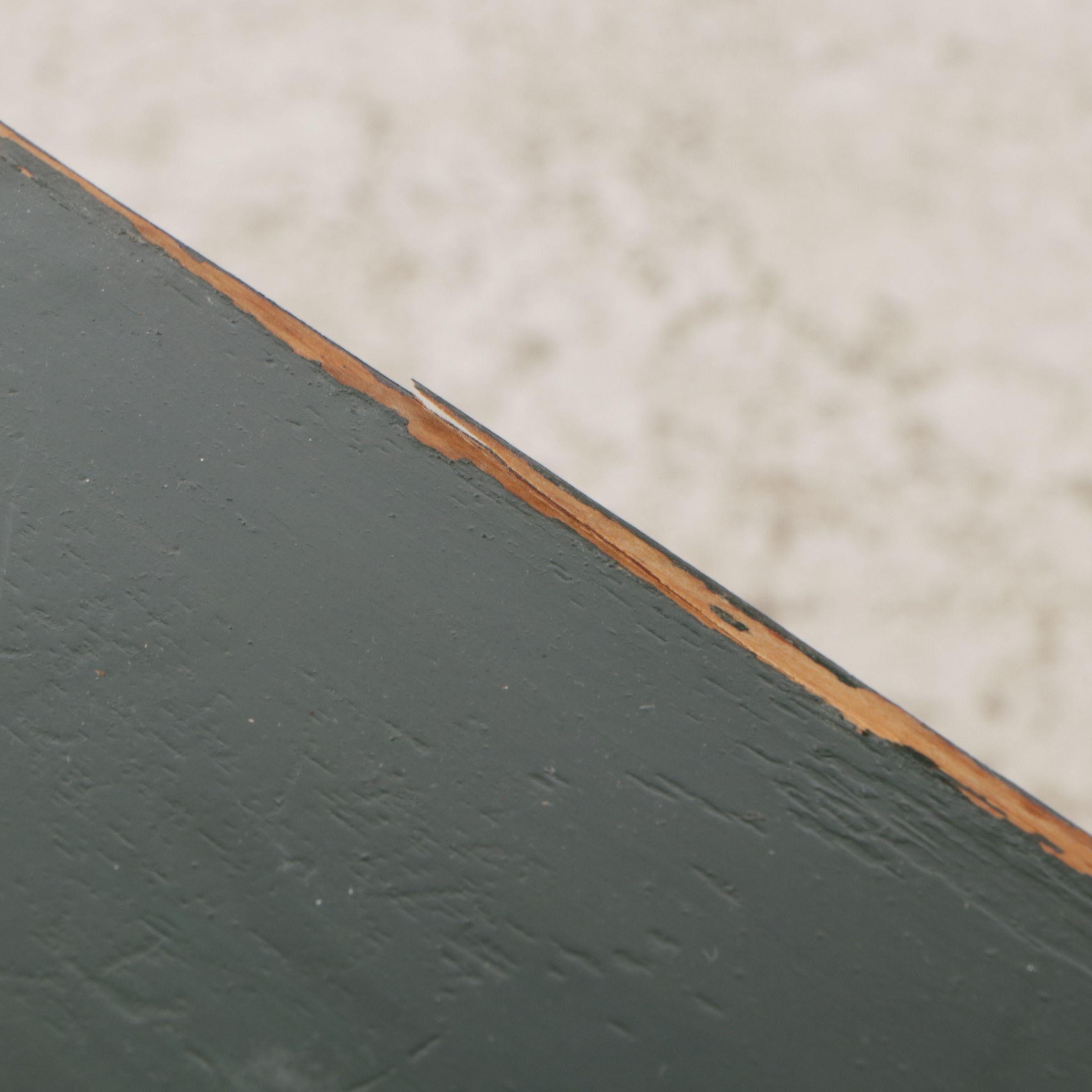 Stickley Bros. Colonial Style Painted Wood Twin Bed Frames and Nightstand